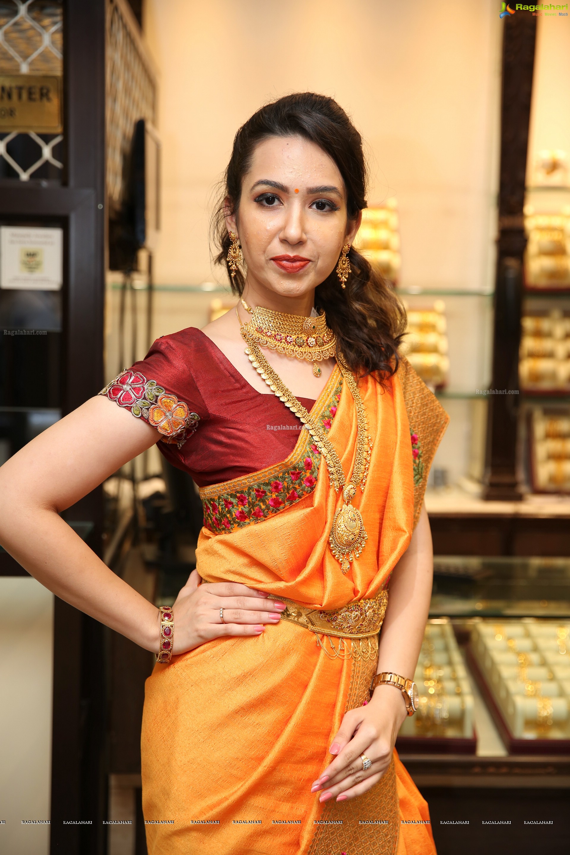 Ankitha Sethi @ Manepally Jewellers Dhantera's Festive Collection Launch - HD Gallery