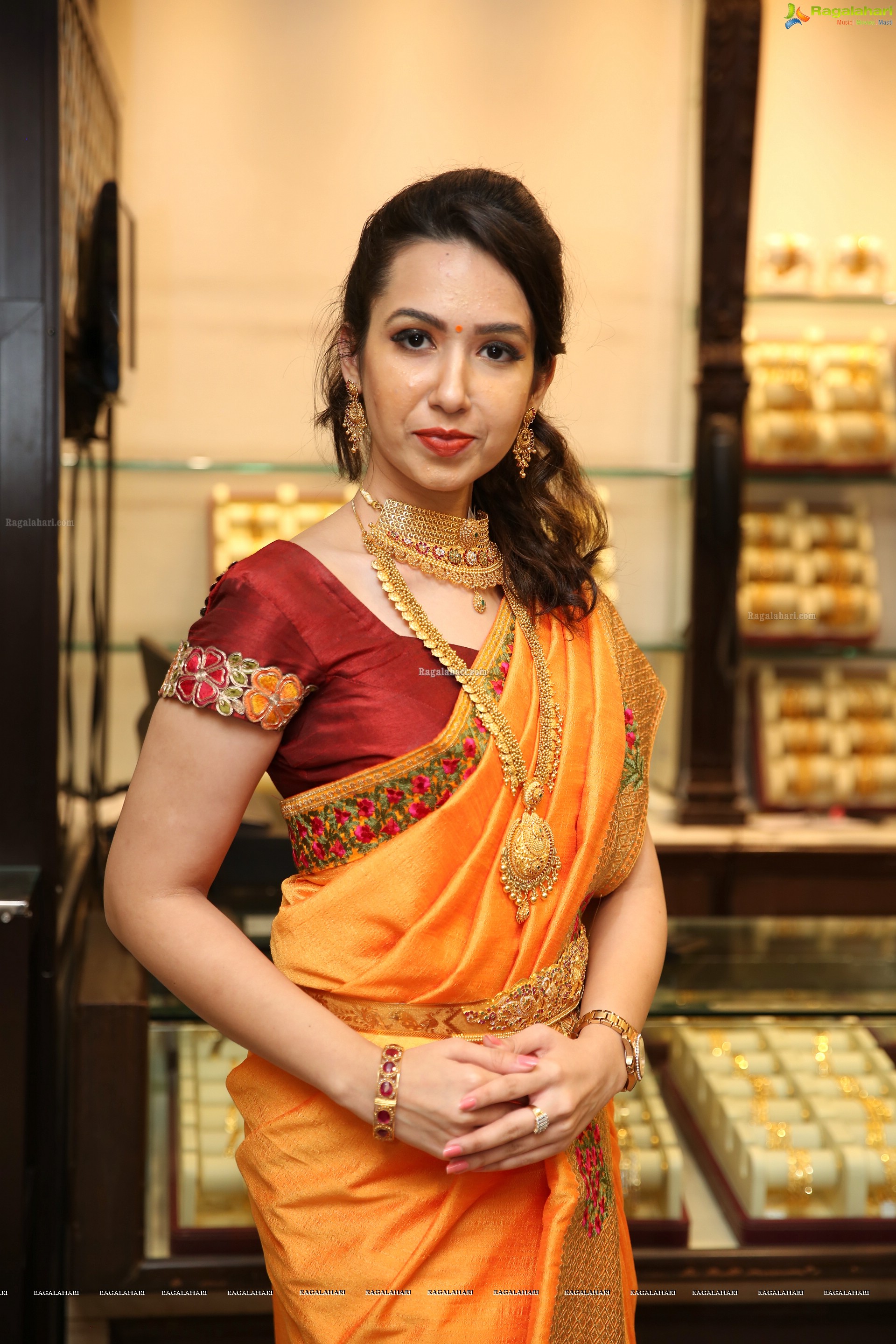 Ankitha Sethi @ Manepally Jewellers Dhantera's Festive Collection Launch - HD Gallery