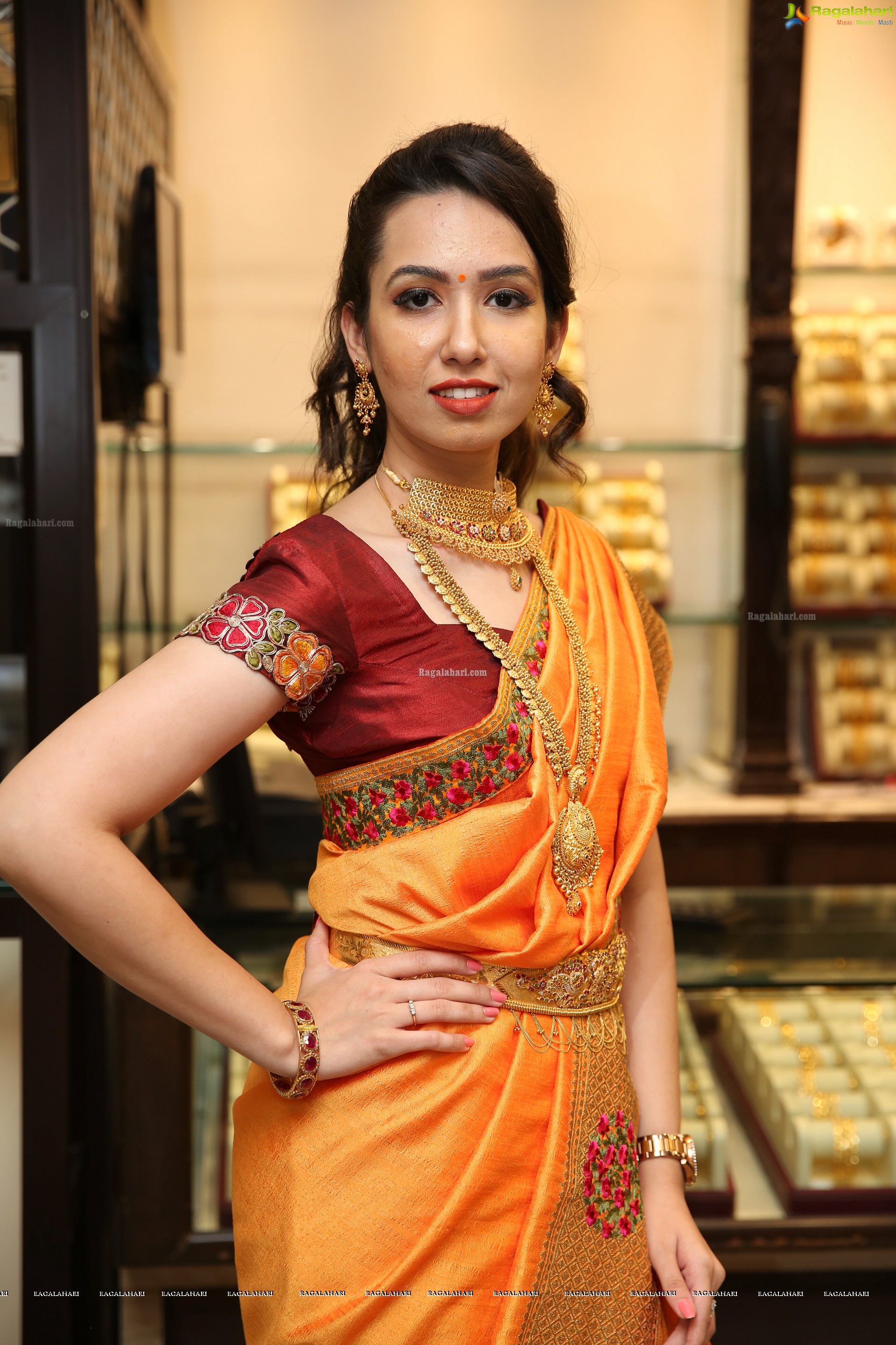 Ankitha Sethi @ Manepally Jewellers Dhantera's Festive Collection Launch - HD Gallery