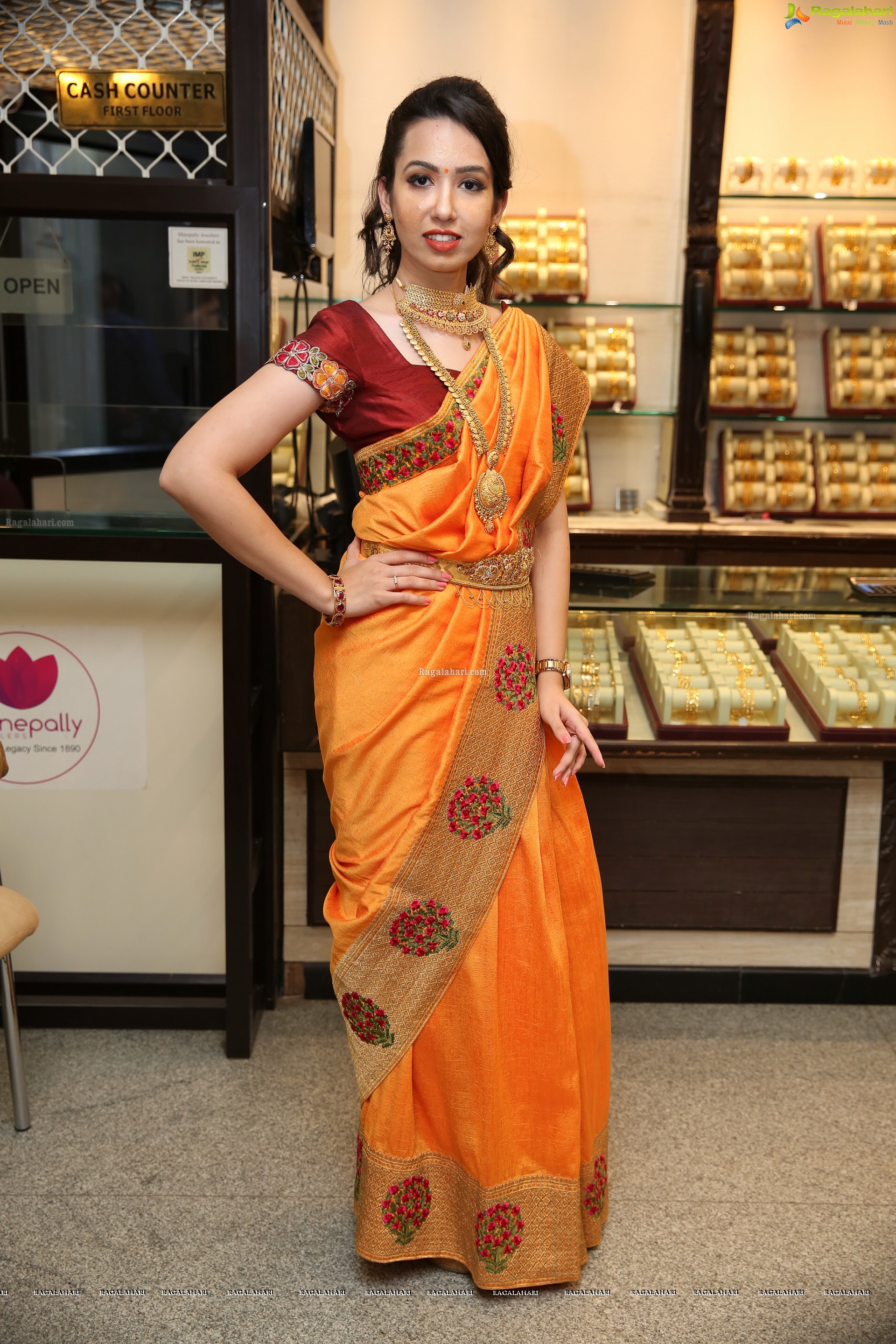 Ankitha Sethi @ Manepally Jewellers Dhantera's Festive Collection Launch - HD Gallery