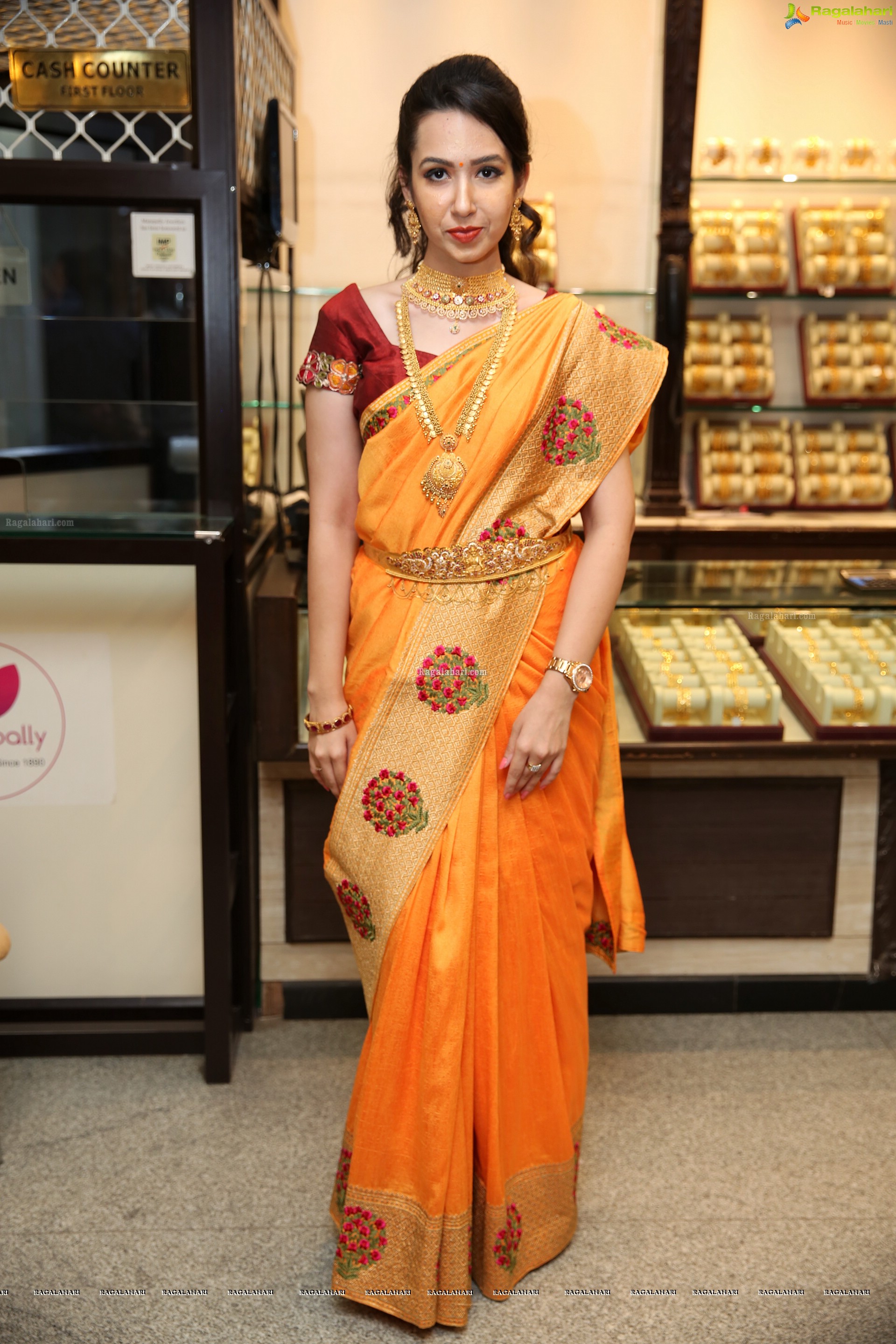 Ankitha Sethi @ Manepally Jewellers Dhantera's Festive Collection Launch - HD Gallery