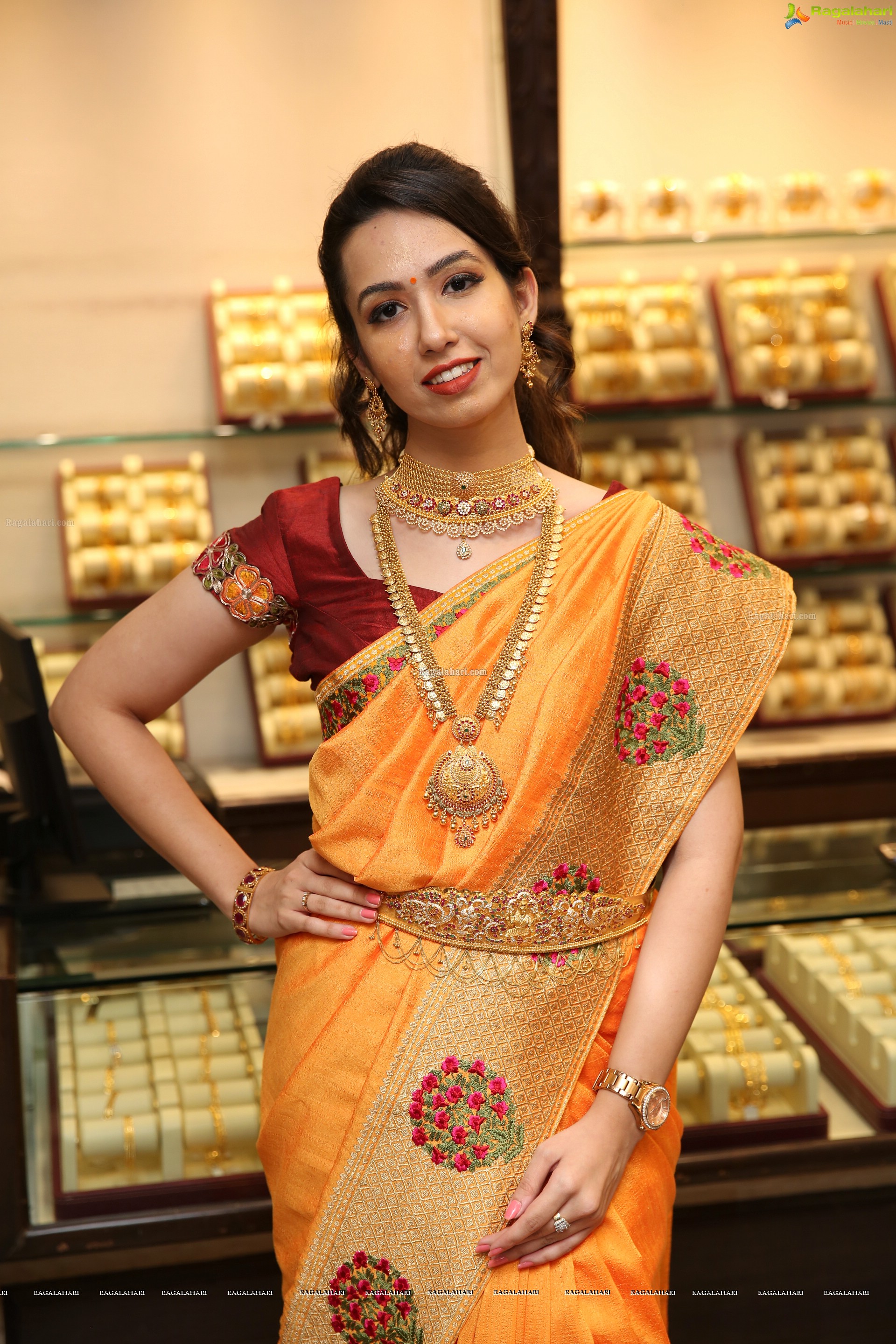 Ankitha Sethi @ Manepally Jewellers Dhantera's Festive Collection Launch - HD Gallery