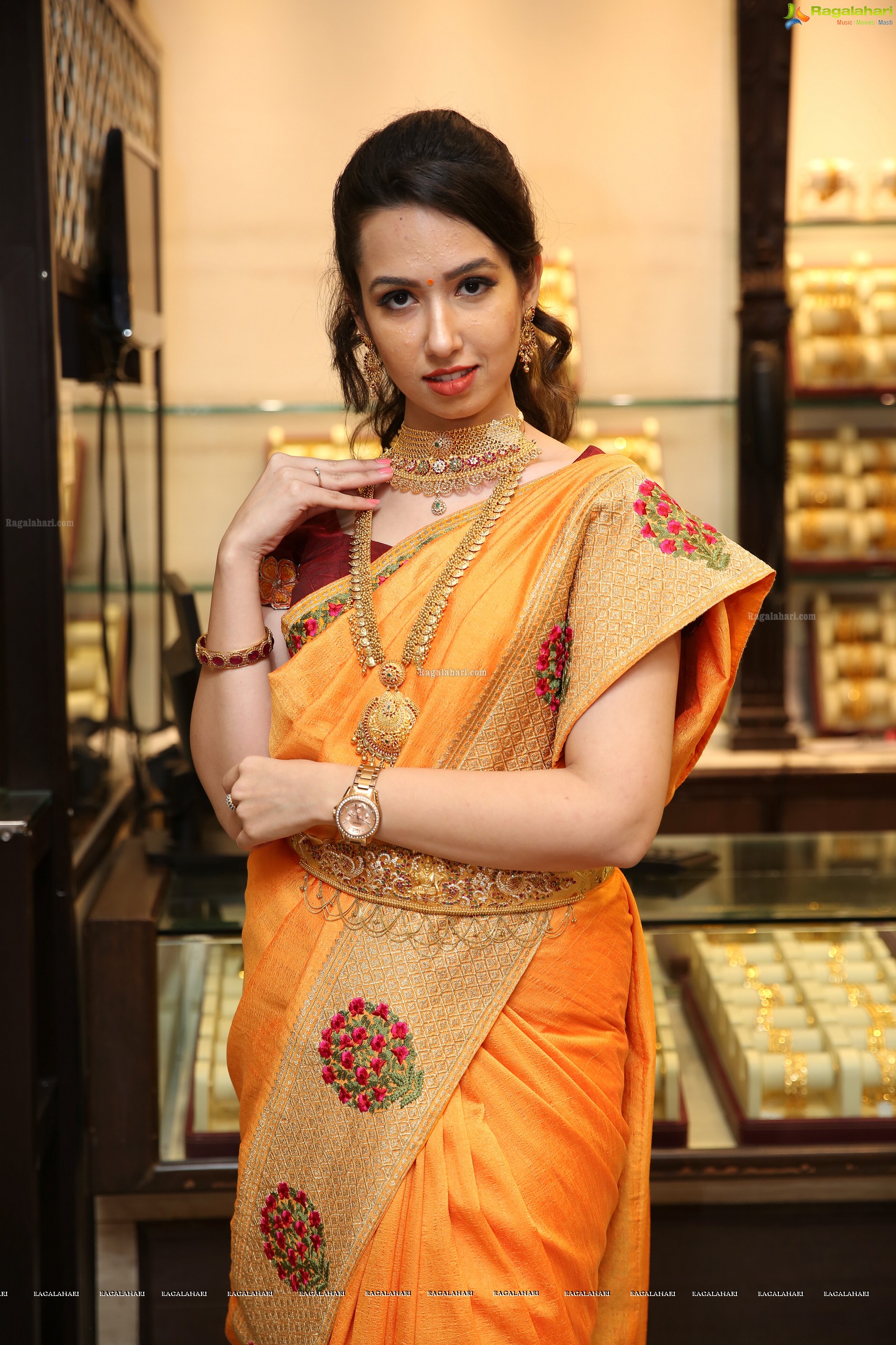 Ankitha Sethi @ Manepally Jewellers Dhantera's Festive Collection Launch - HD Gallery