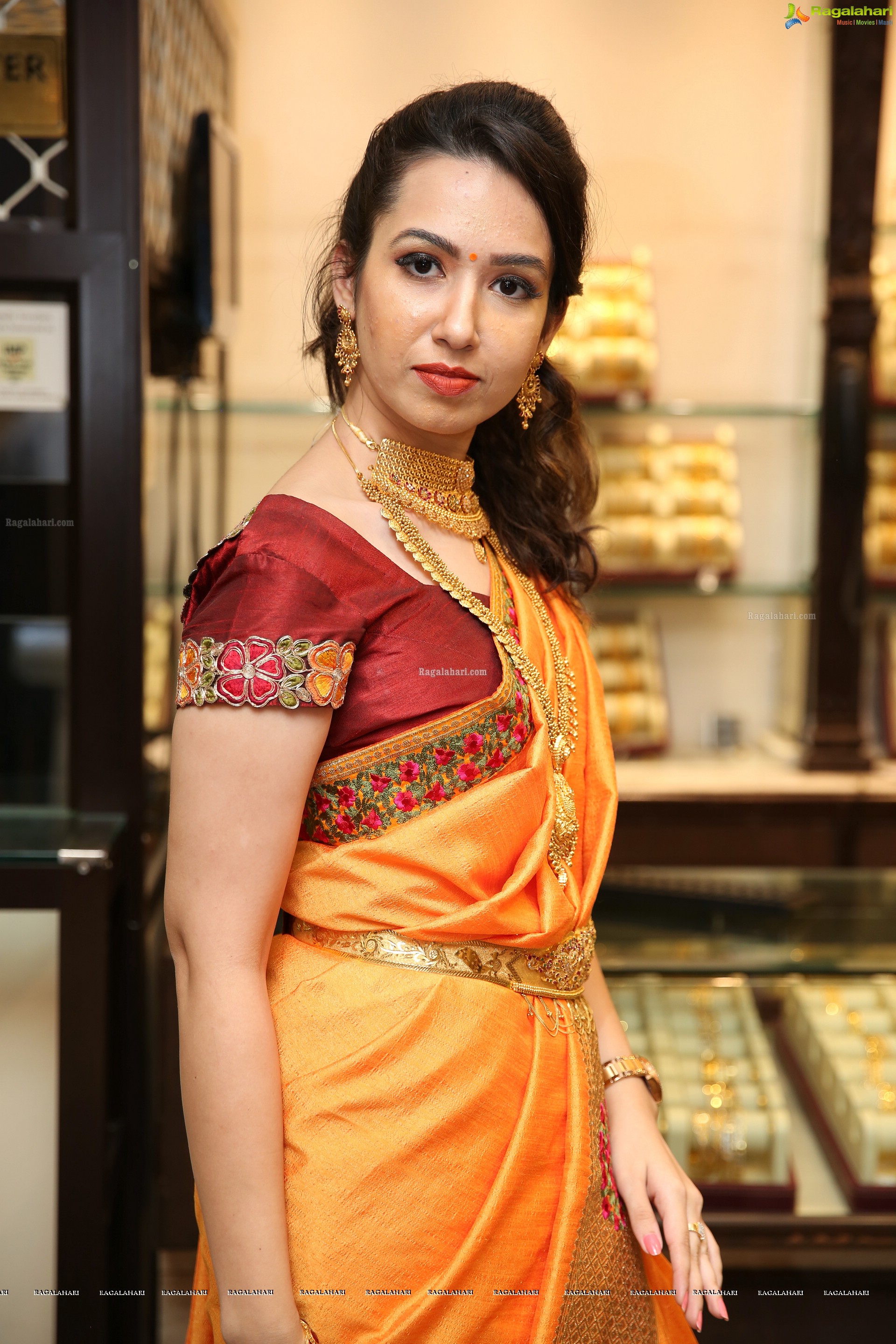 Ankitha Sethi @ Manepally Jewellers Dhantera's Festive Collection Launch - HD Gallery