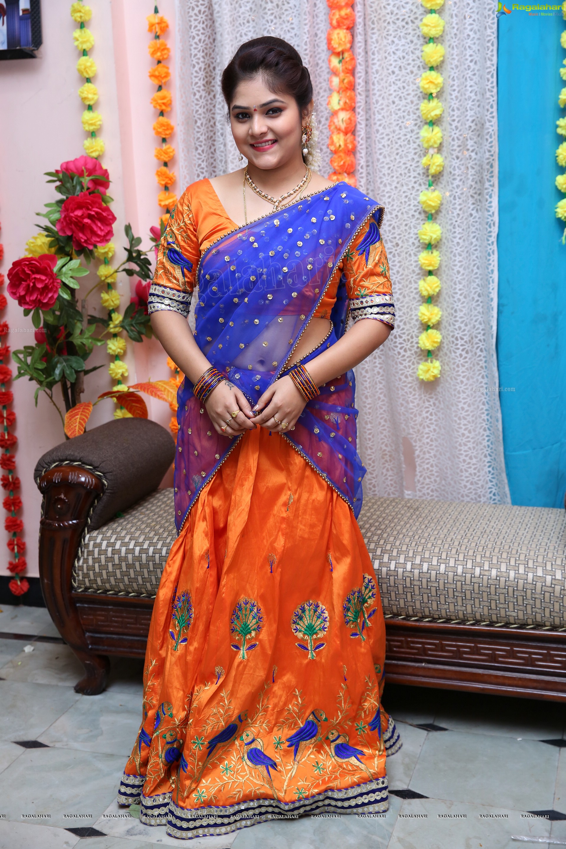 Haritha From the Sets of Agnisakshi Telugu Serial