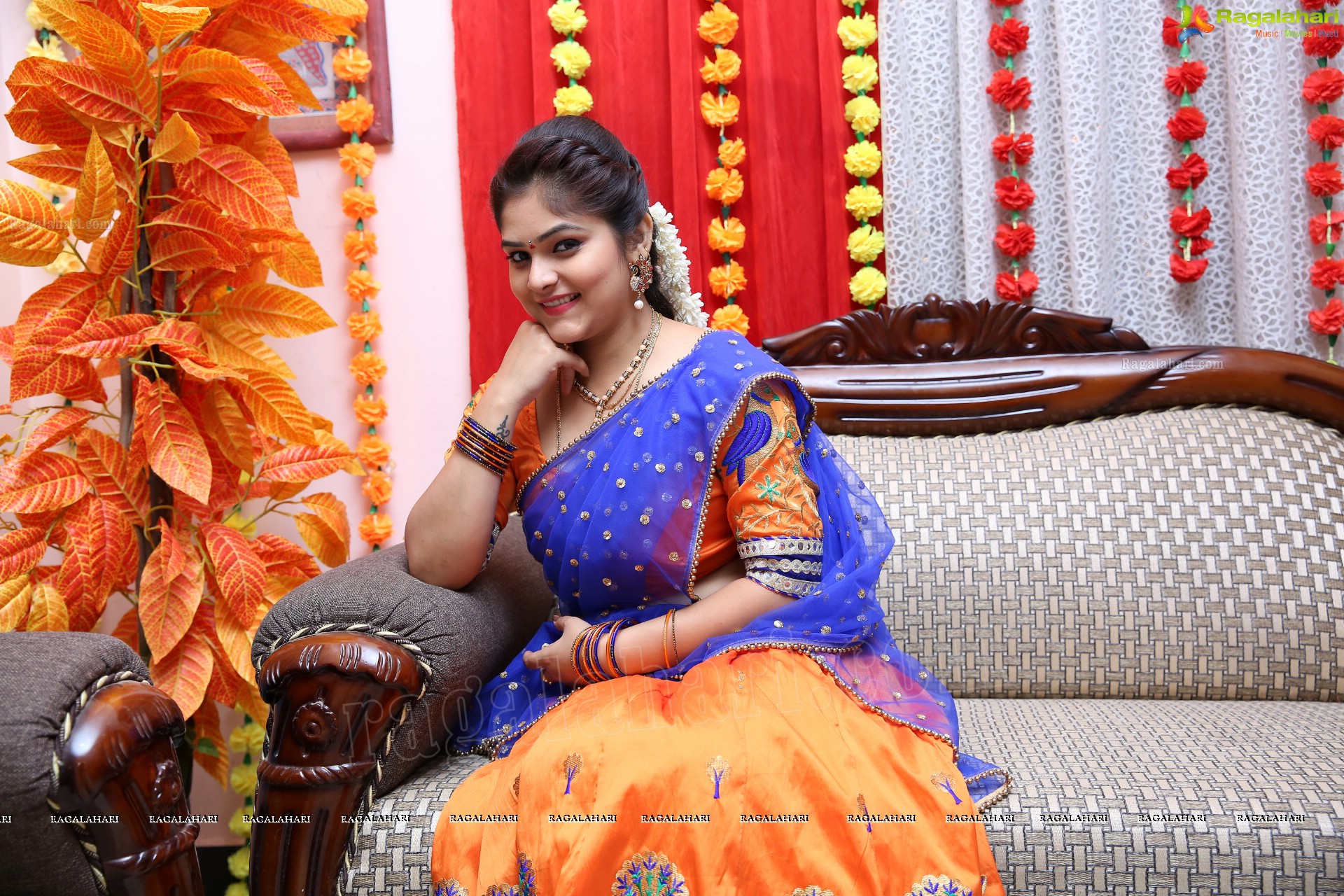 Haritha From the Sets of Agnisakshi Telugu Serial