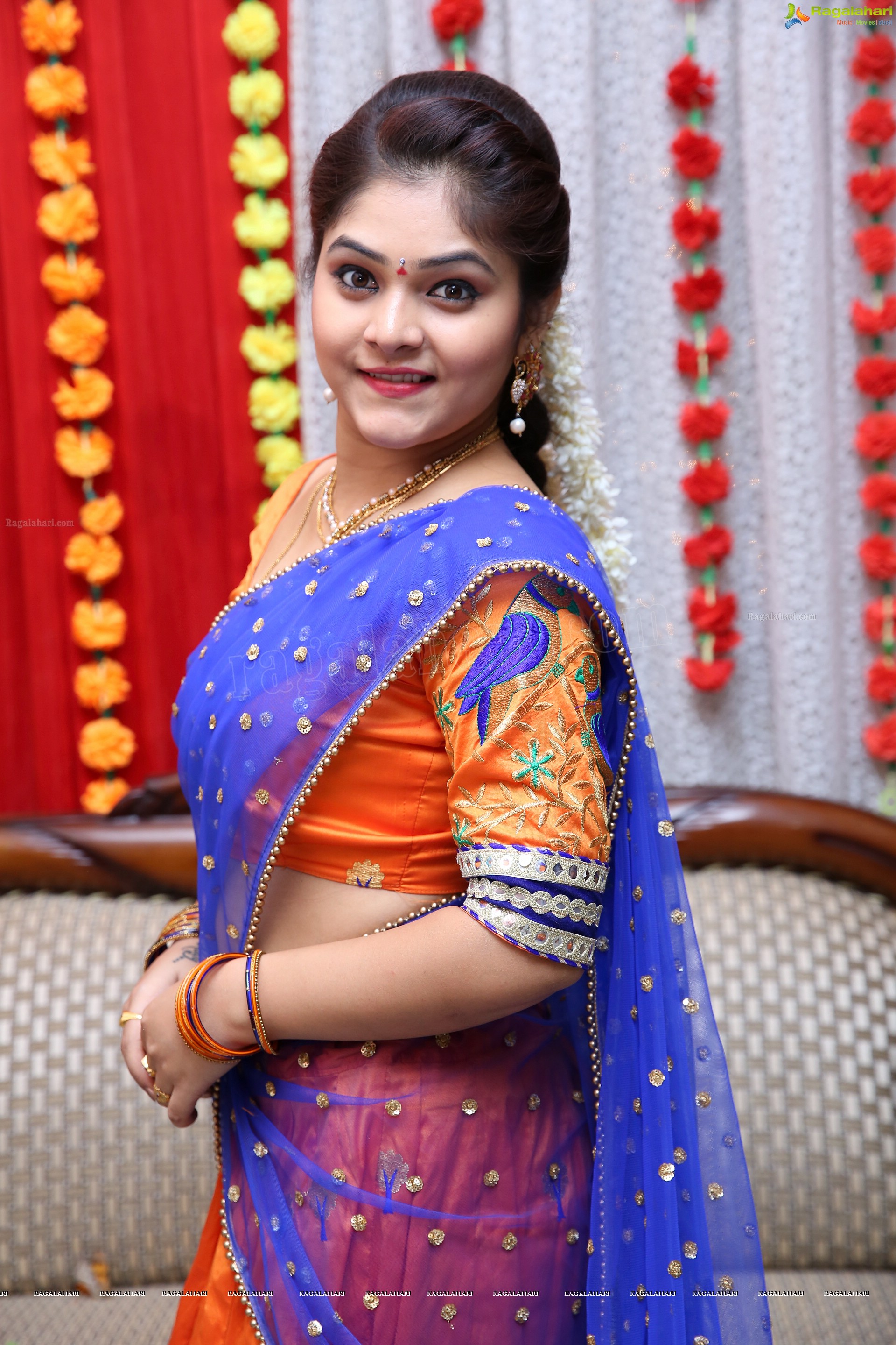 Haritha From the Sets of Agnisakshi Telugu Serial