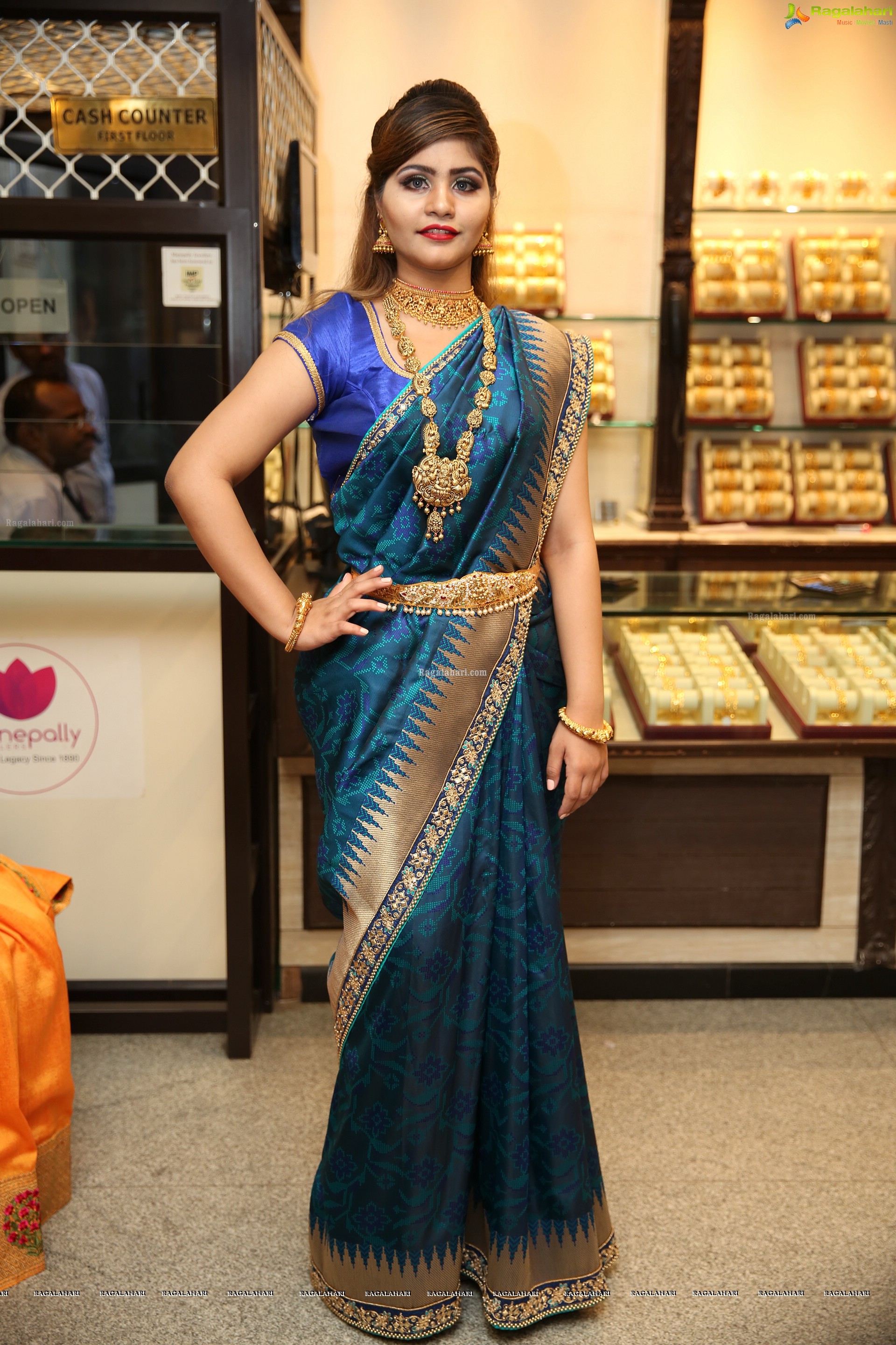 Sara Khan @ Manepally Jewellers Dhantera's Festive Collection Launch - HD Gallery