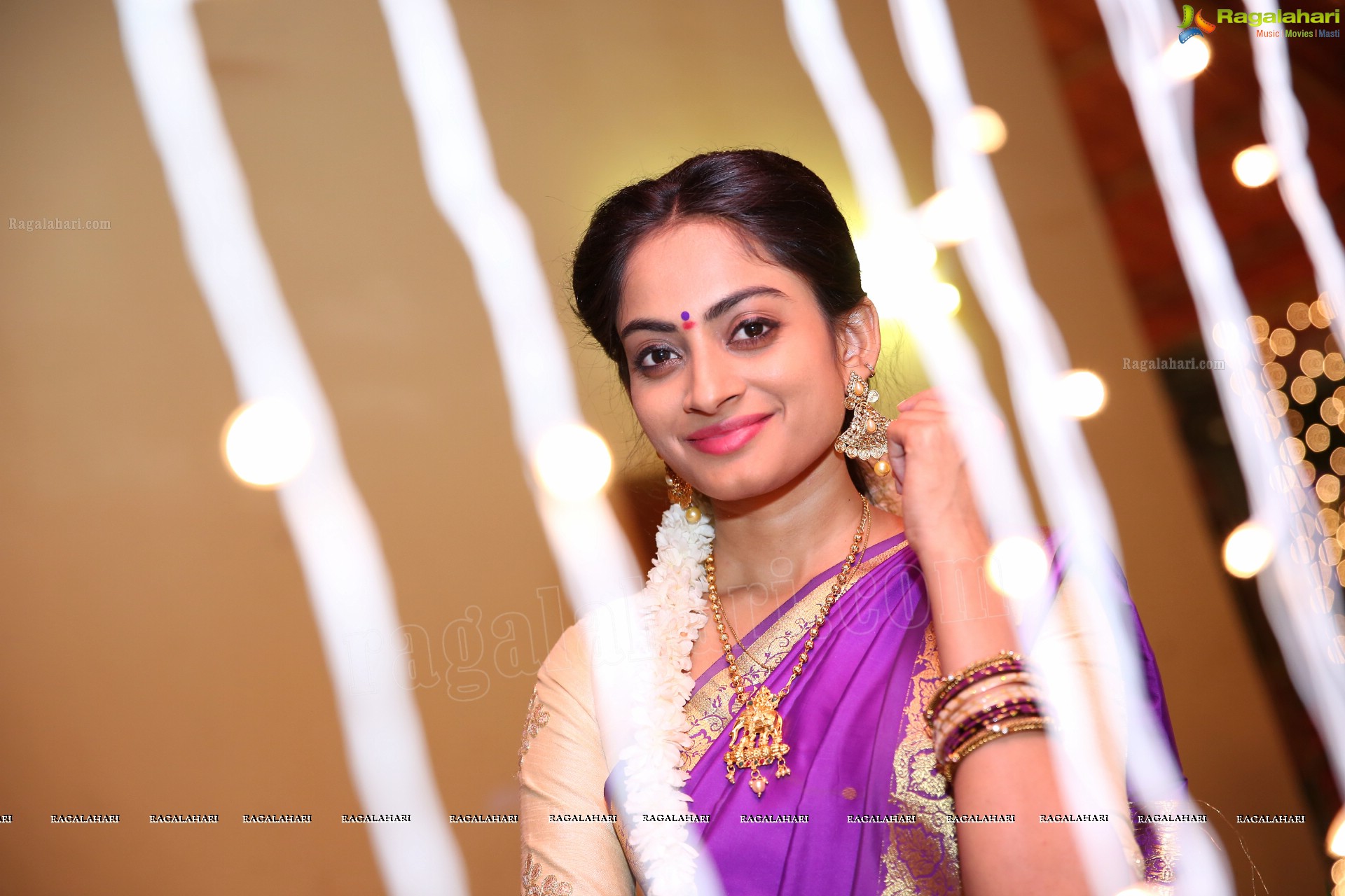 Sri Priya From the Sets of Agnisakshi Telugu Serial