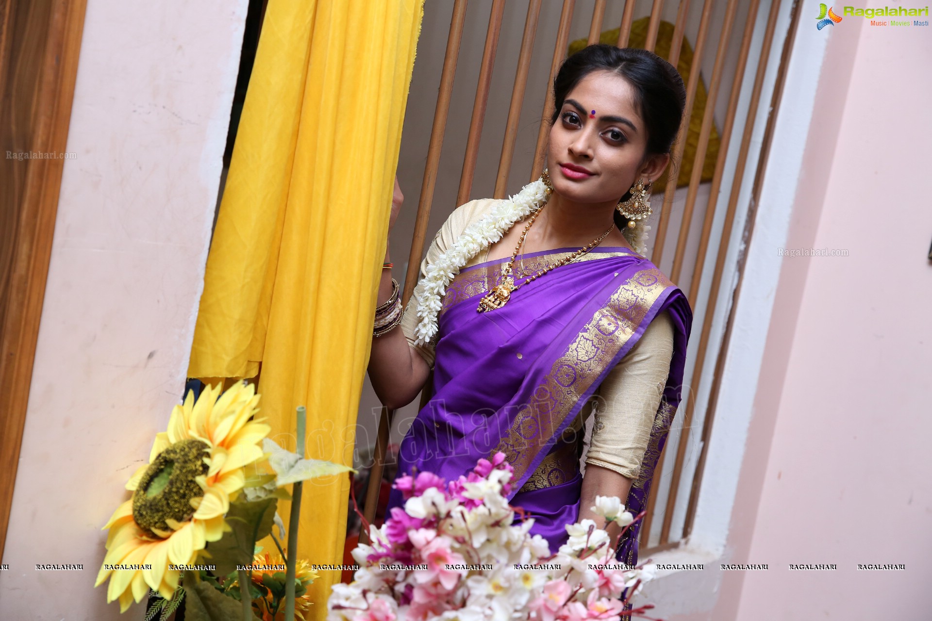 Sri Priya From the Sets of Agnisakshi Telugu Serial