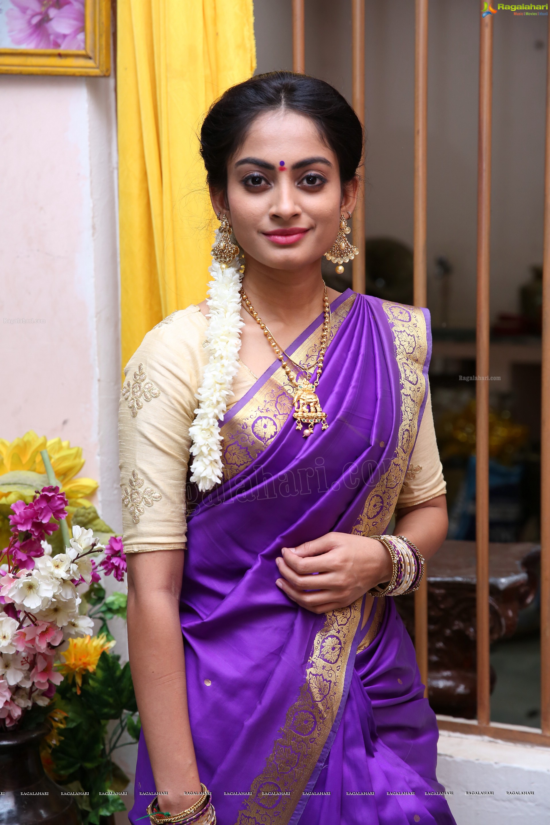 Sri Priya From the Sets of Agnisakshi Telugu Serial