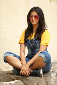 Pooja Jhaveri in Denim Jumpsuit