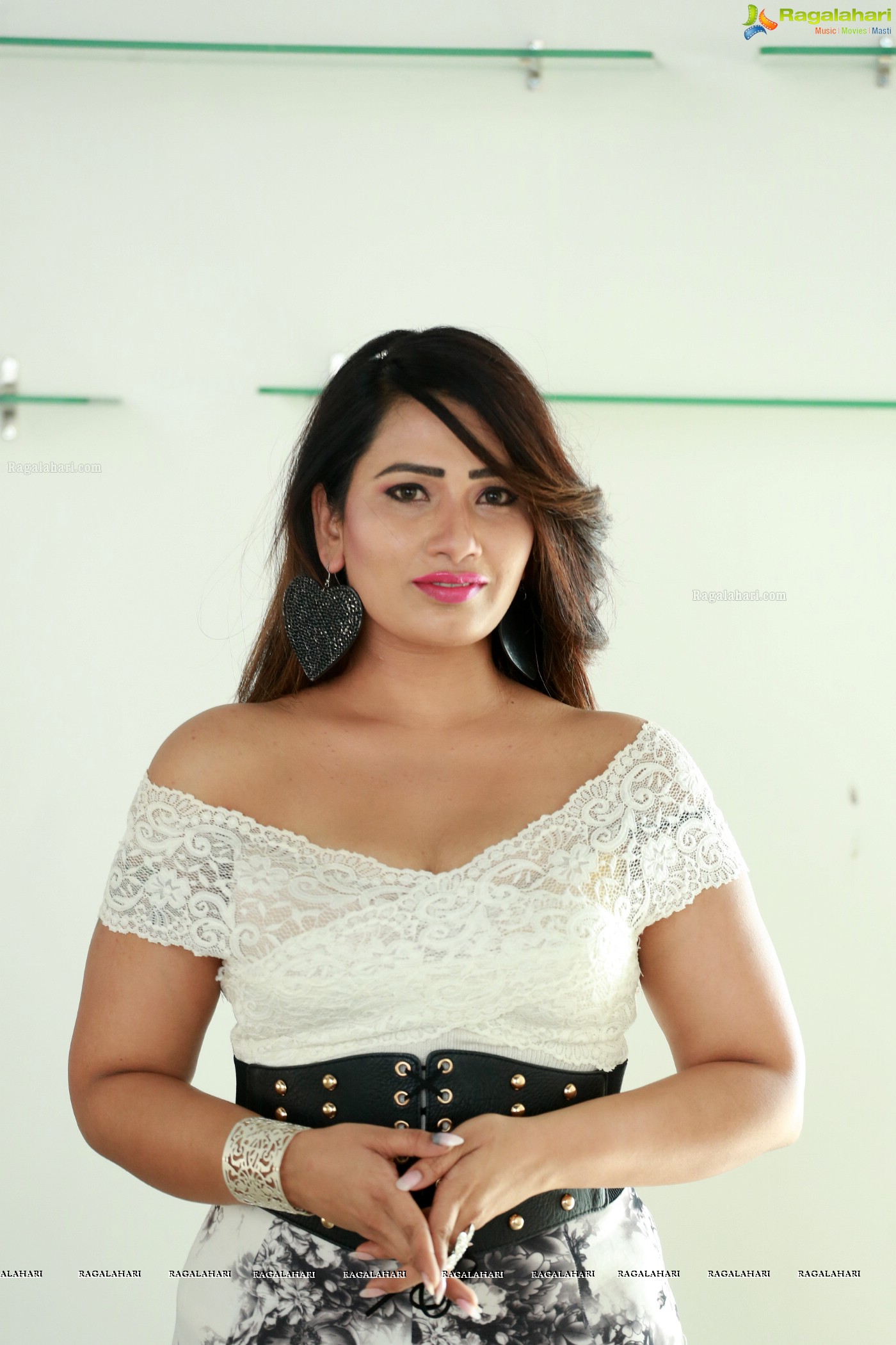 Sanjana Naidu (Hi-Resolution Posters) @ Amrutha Varshini Movie Launch