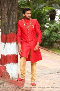 Aadarsh Pasupuleti at Agnisakshi Serial Sets