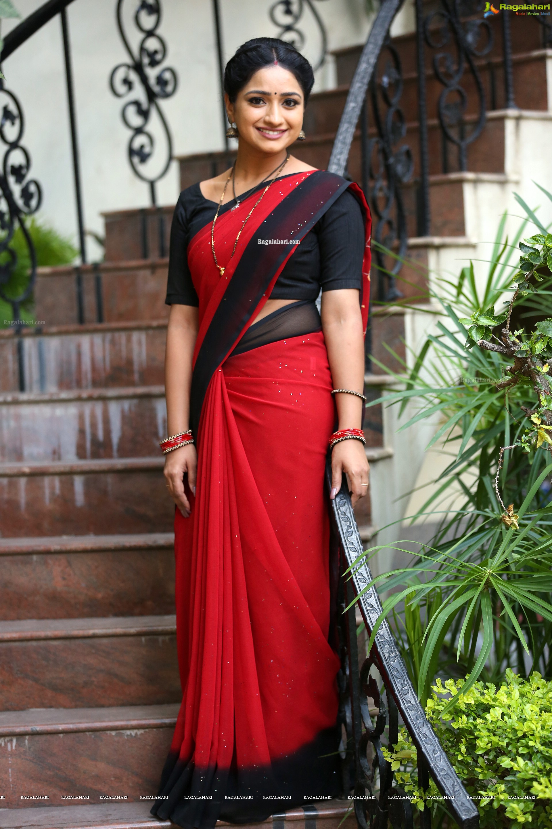 Ashika Gopal Padukone @ Kathalo Rajakumari TV Serial Sets - HD Gallery