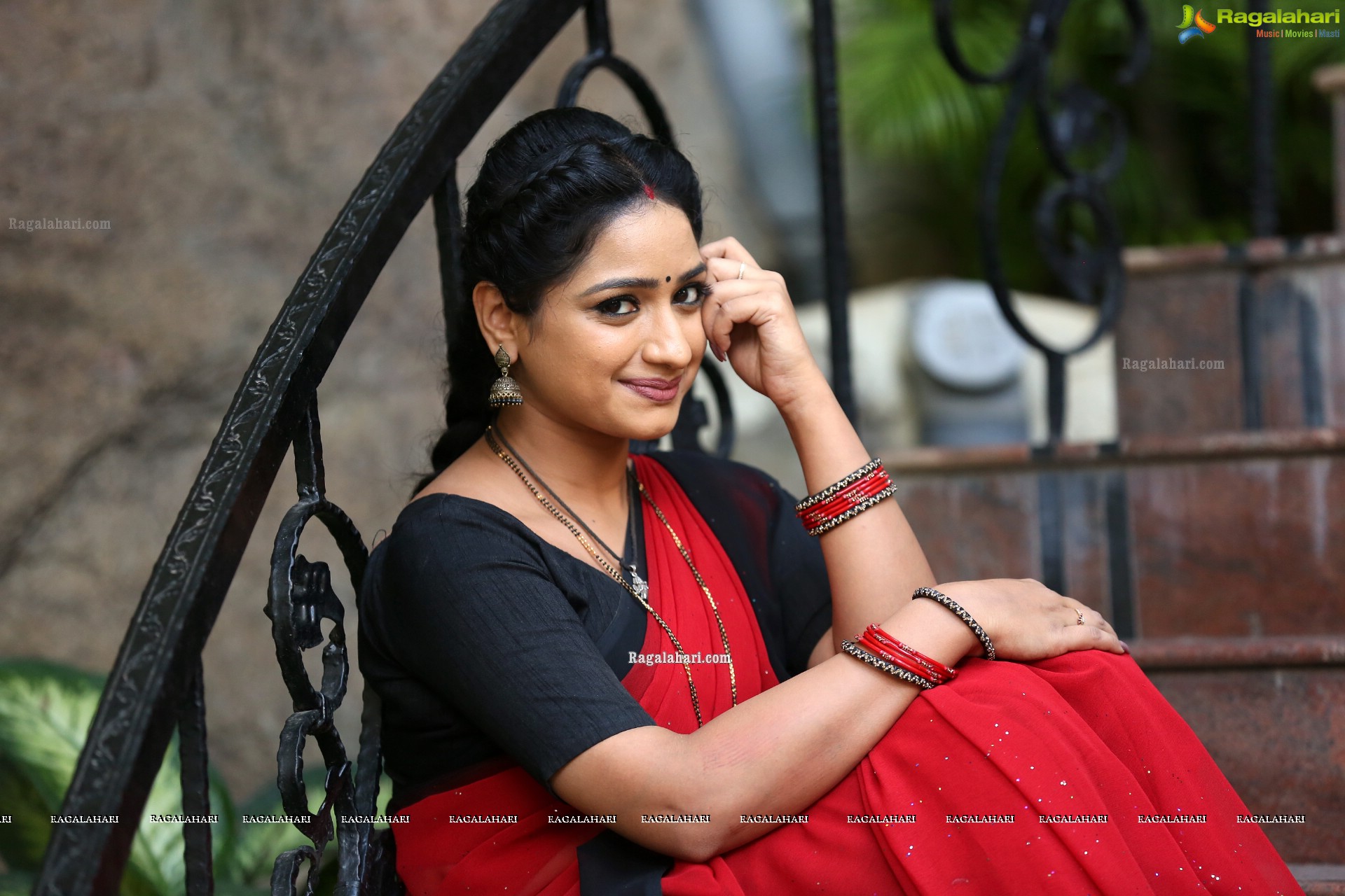 Ashika Gopal Padukone @ Kathalo Rajakumari TV Serial Sets - HD Gallery