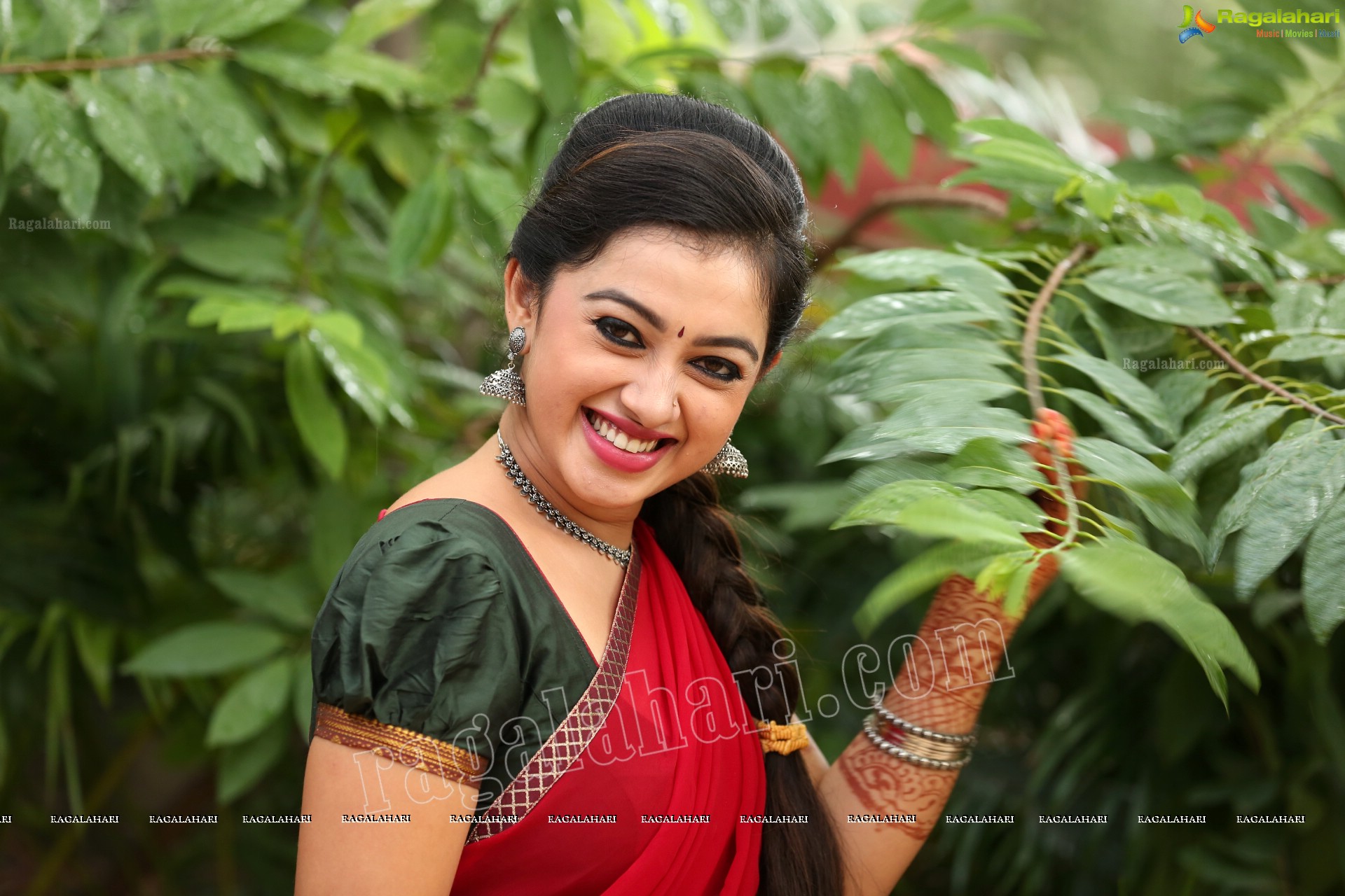 Aishwarya Pisse @ Agnisakshi TV Serial Sets - HD Gallery