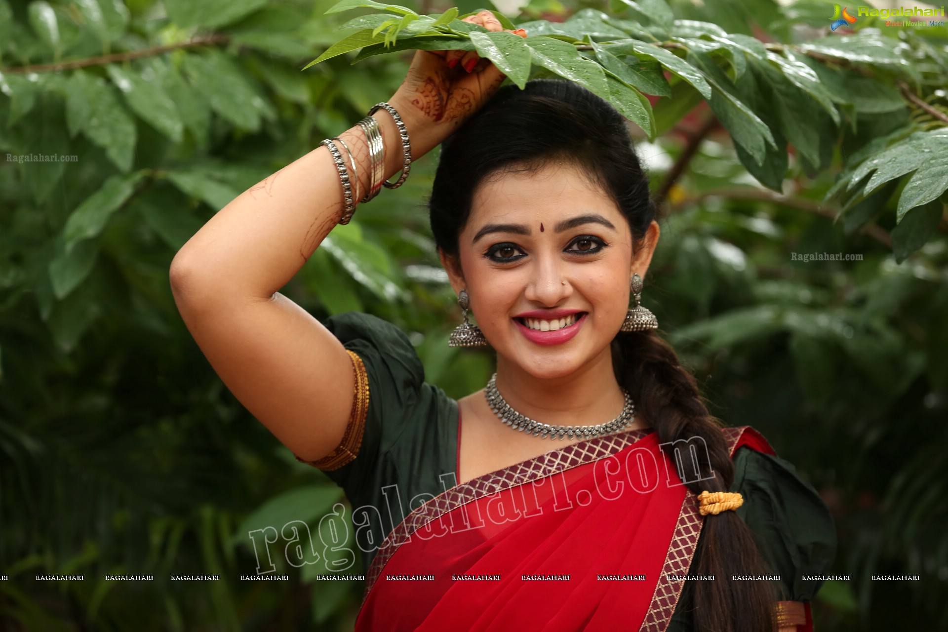 Aishwarya Pisse @ Agnisakshi TV Serial Sets - HD Gallery