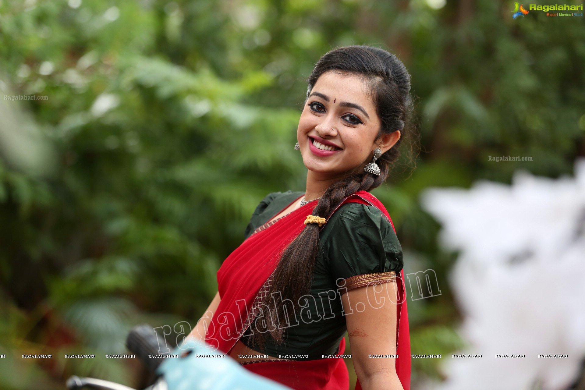 Aishwarya Pisse @ Agnisakshi TV Serial Sets - HD Gallery