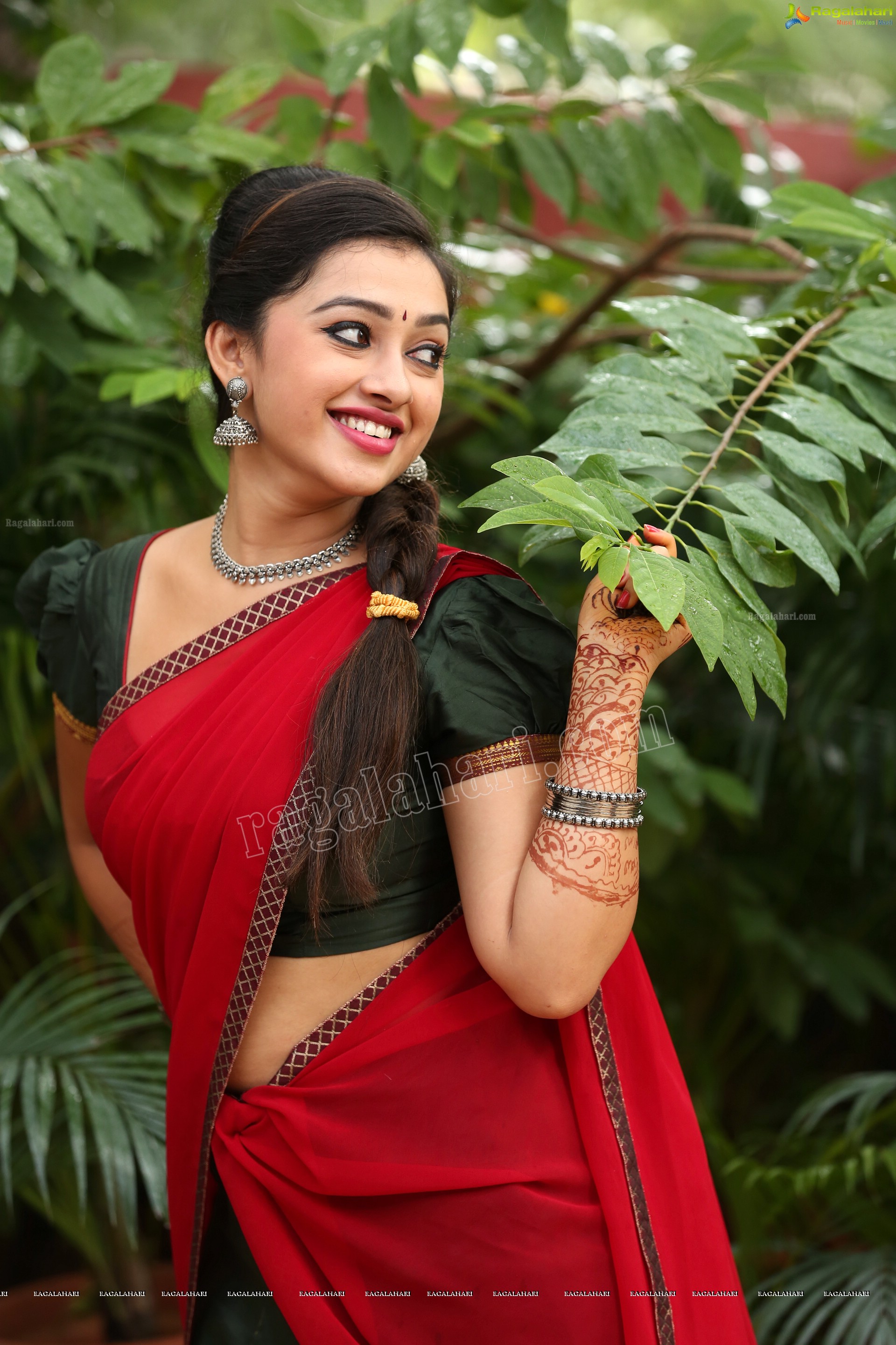 Aishwarya Pisse @ Agnisakshi TV Serial Sets - HD Gallery