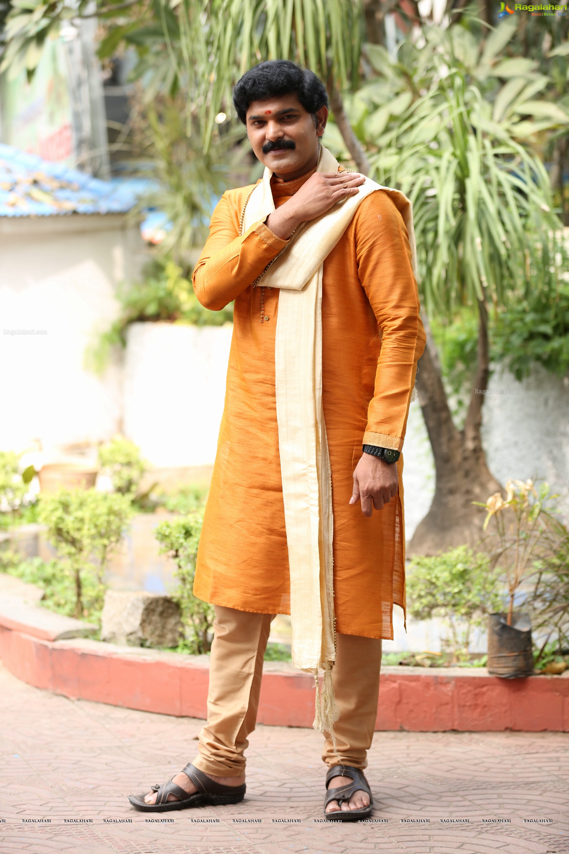 Anil Allam at Kathalo Rajakumari TV Serial Sets HD Gallery, Images