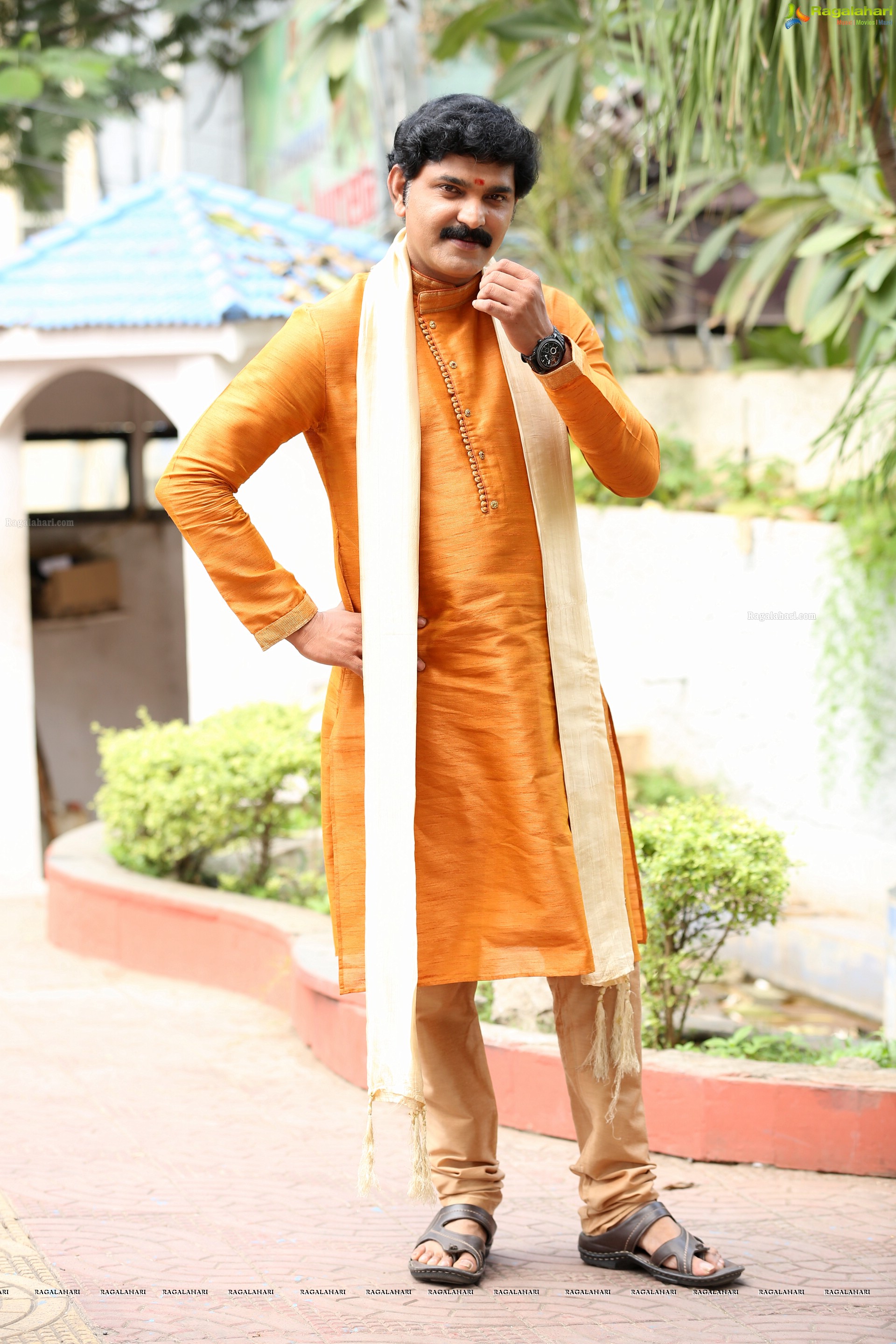 Anil Allam at Kathalo Rajakumari TV Serial Sets HD Gallery, Images