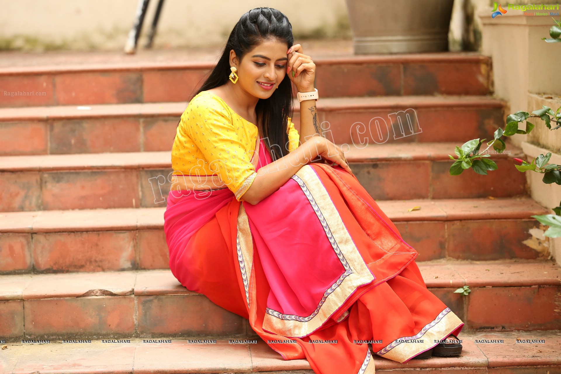 Anshu Reddy @ Kathalo Rajakumari TV Serial Sets - HD Gallery