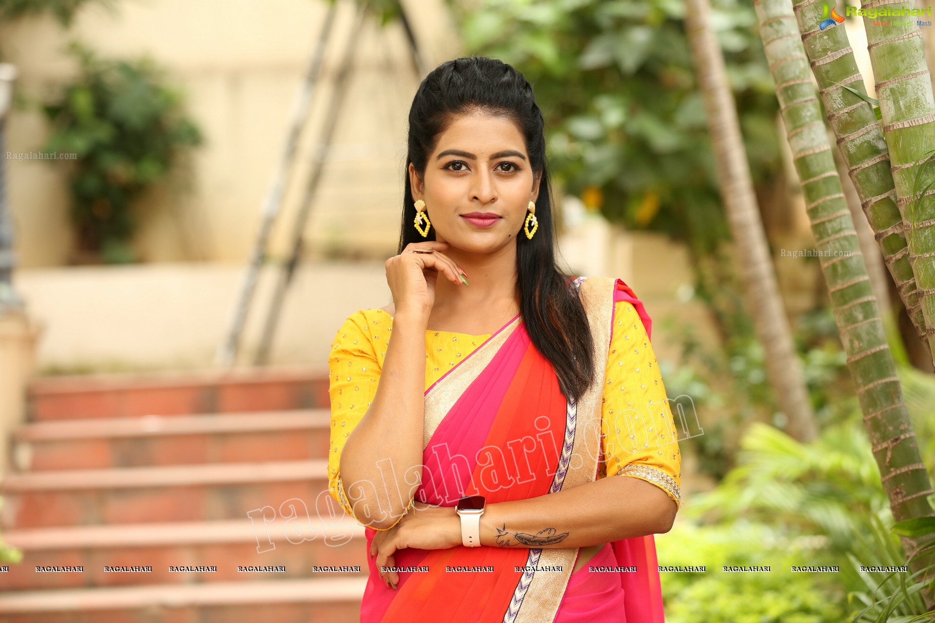 Anshu Reddy @ Kathalo Rajakumari TV Serial Sets - HD Gallery