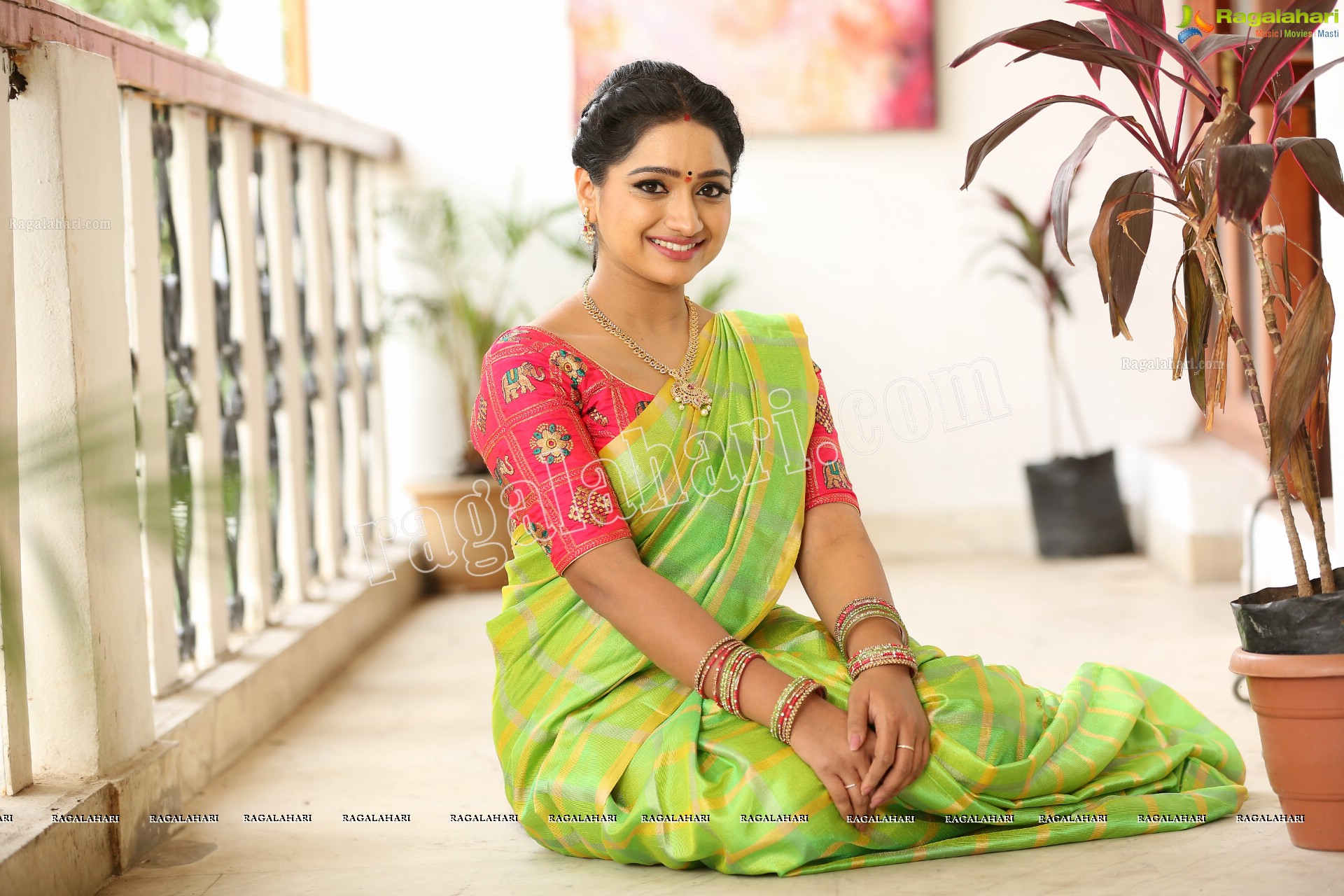 Ashika Gopal Padukone at Kathalo Rajakumari TV Serial Sets - HD Gallery