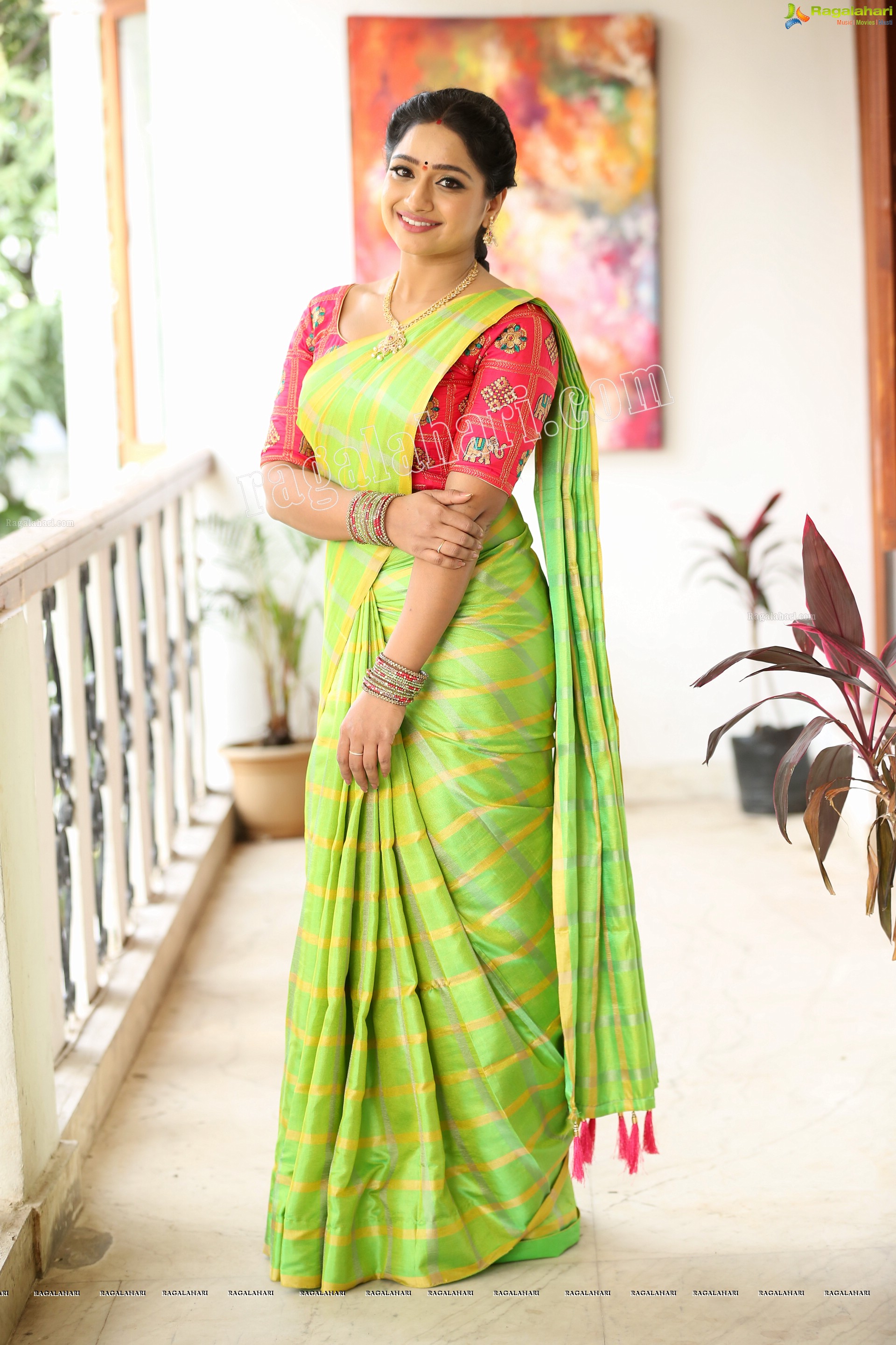 Ashika Gopal Padukone at Kathalo Rajakumari TV Serial Sets - HD Gallery