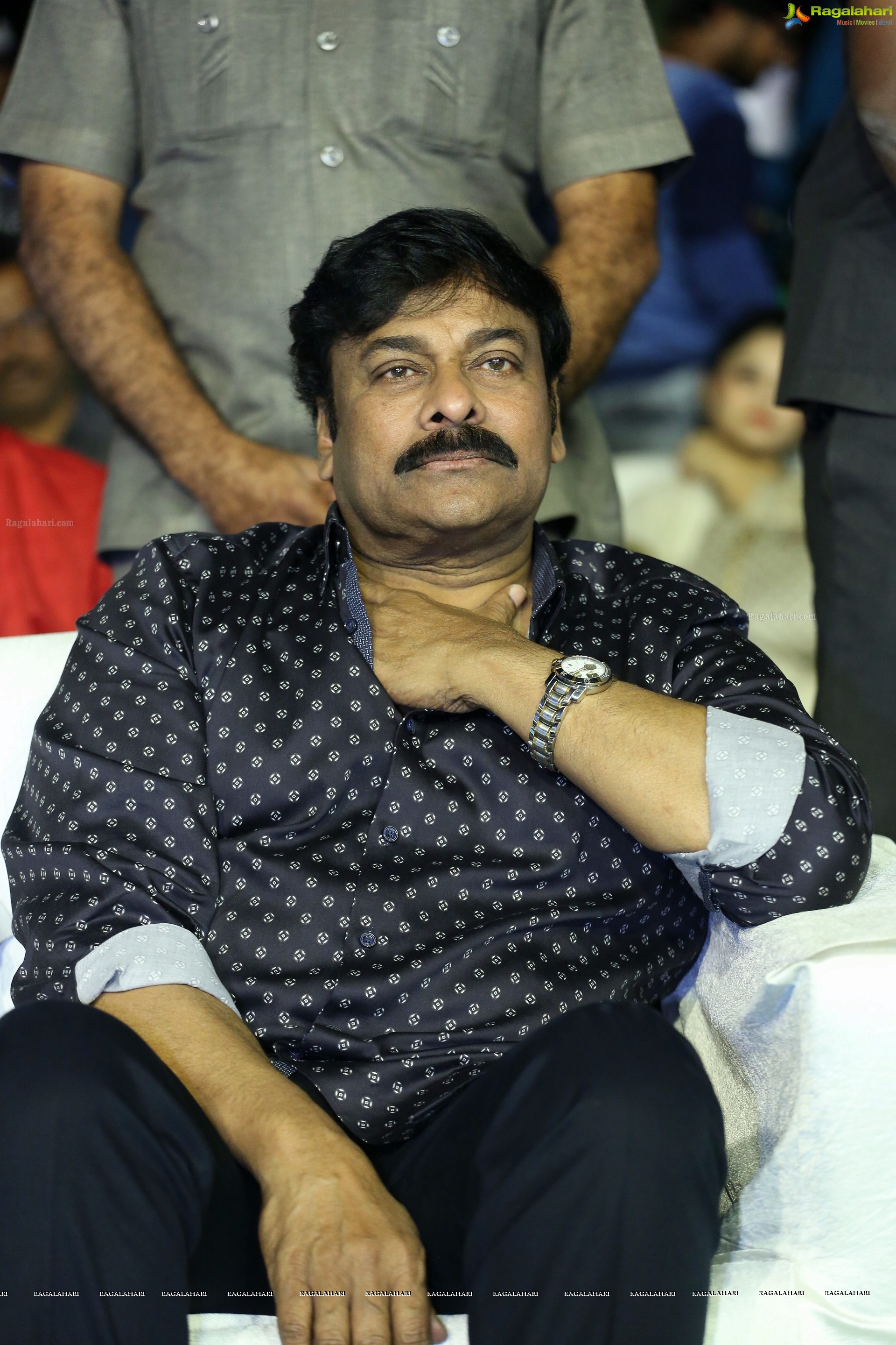 Chiranjeevi at Arjun Suravaram Pre-Release Event