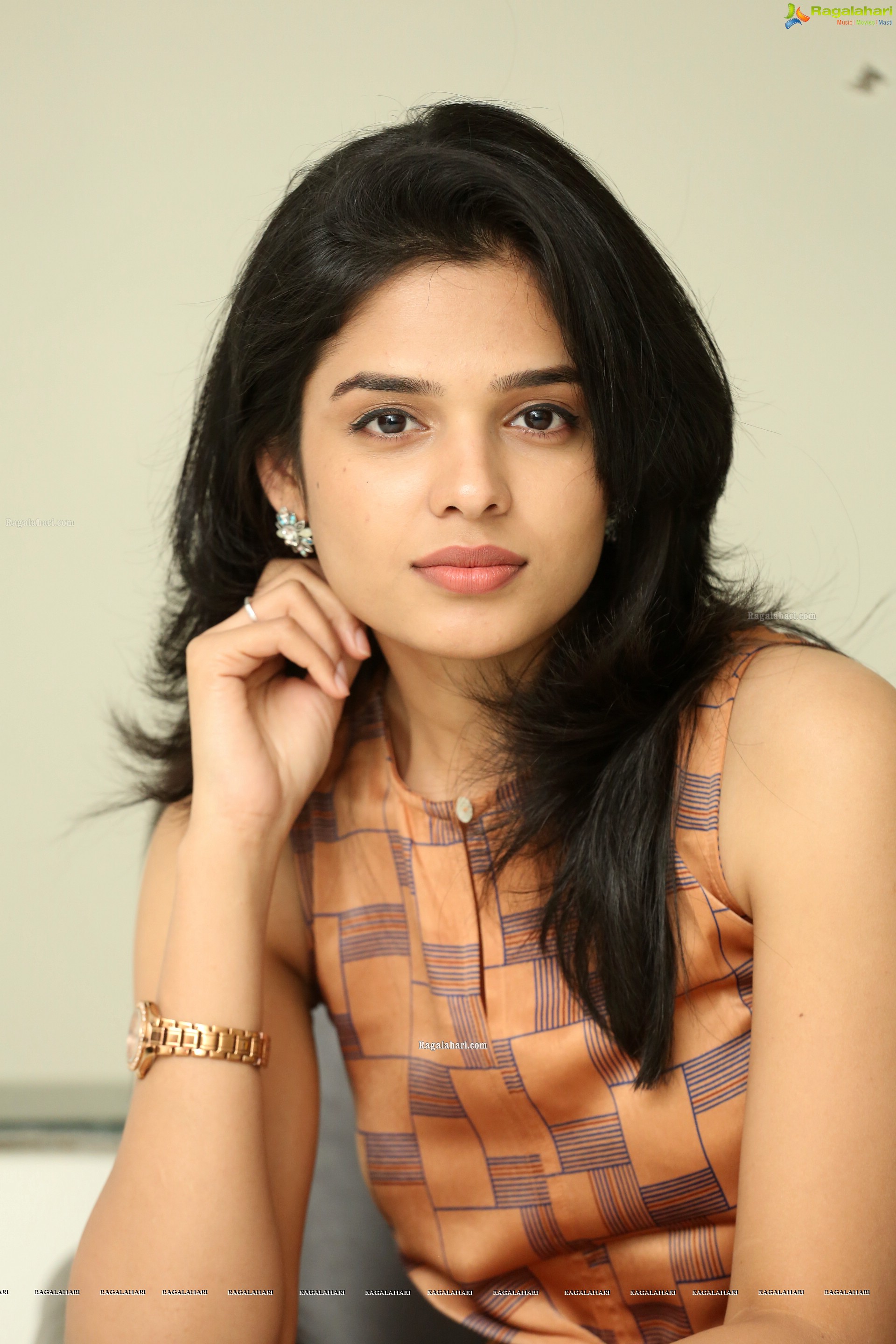 Harshitha Chowdary at Tholubommalata Movie Press Meet - HD Gallery