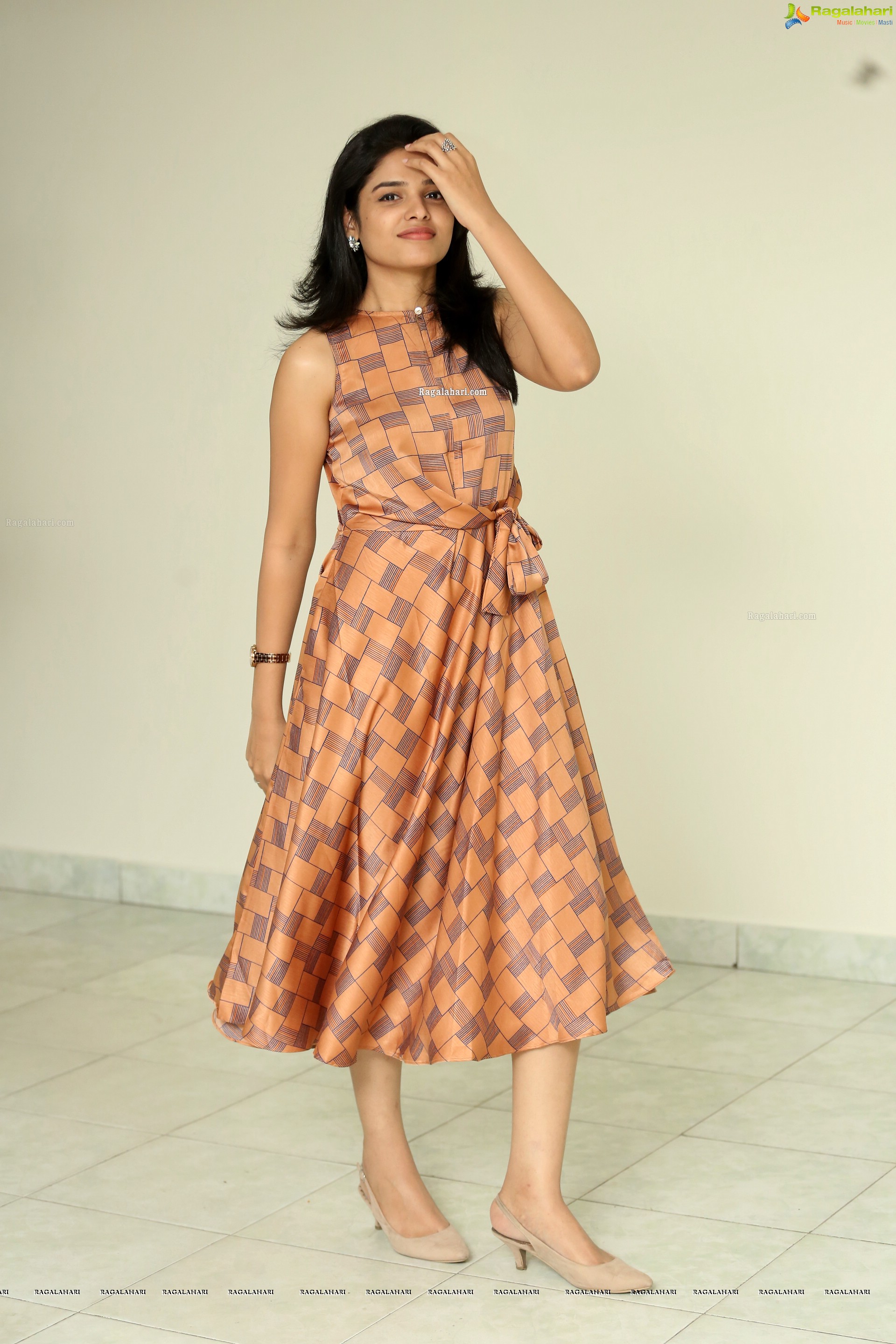 Harshitha Chowdary at Tholubommalata Movie Press Meet - HD Gallery