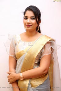 Anchor Indu at Kanchipuram GRT Silks Launch