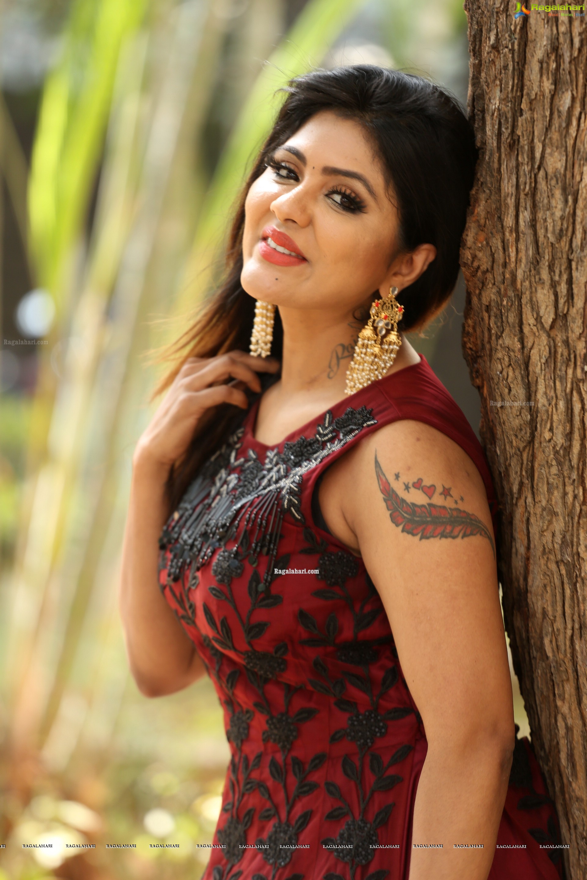 Kavya Reddy at Amma Deevena First Look Launch (HD Photos)