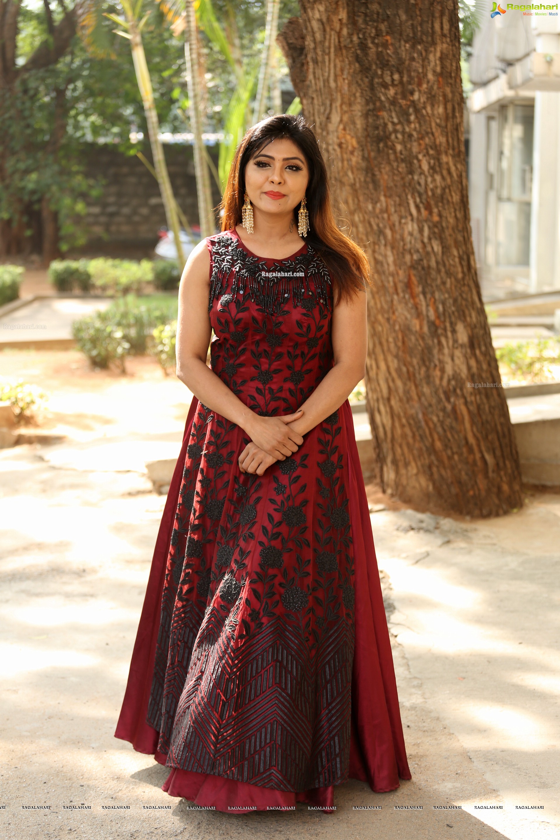 Kavya Reddy at Amma Deevena First Look Launch (HD Photos)