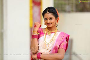 Likitha Murthy at Bangaru Panjaram Serial Sets