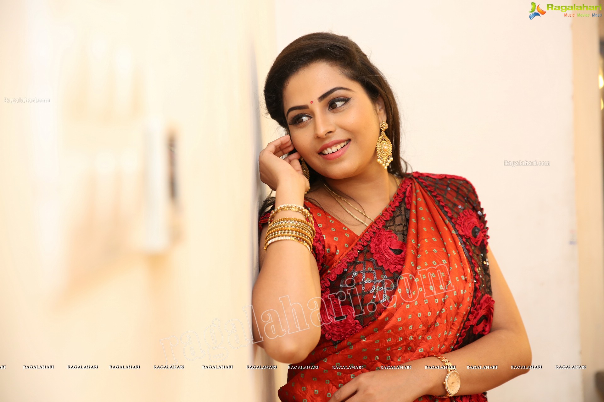 Madhubala at Ninne Pelladatha TV Serial Sets - HD Gallery