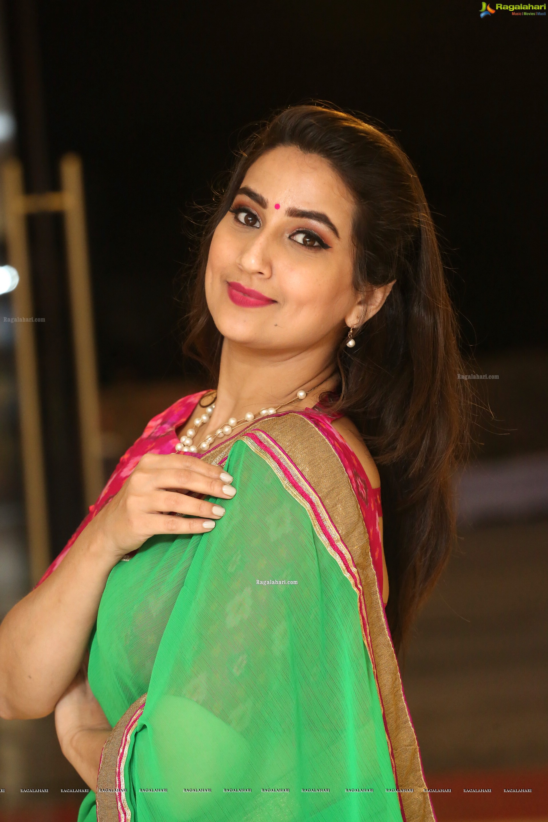 Manjusha at Tholu Bommalata Pre-Release HD Gallery, Images