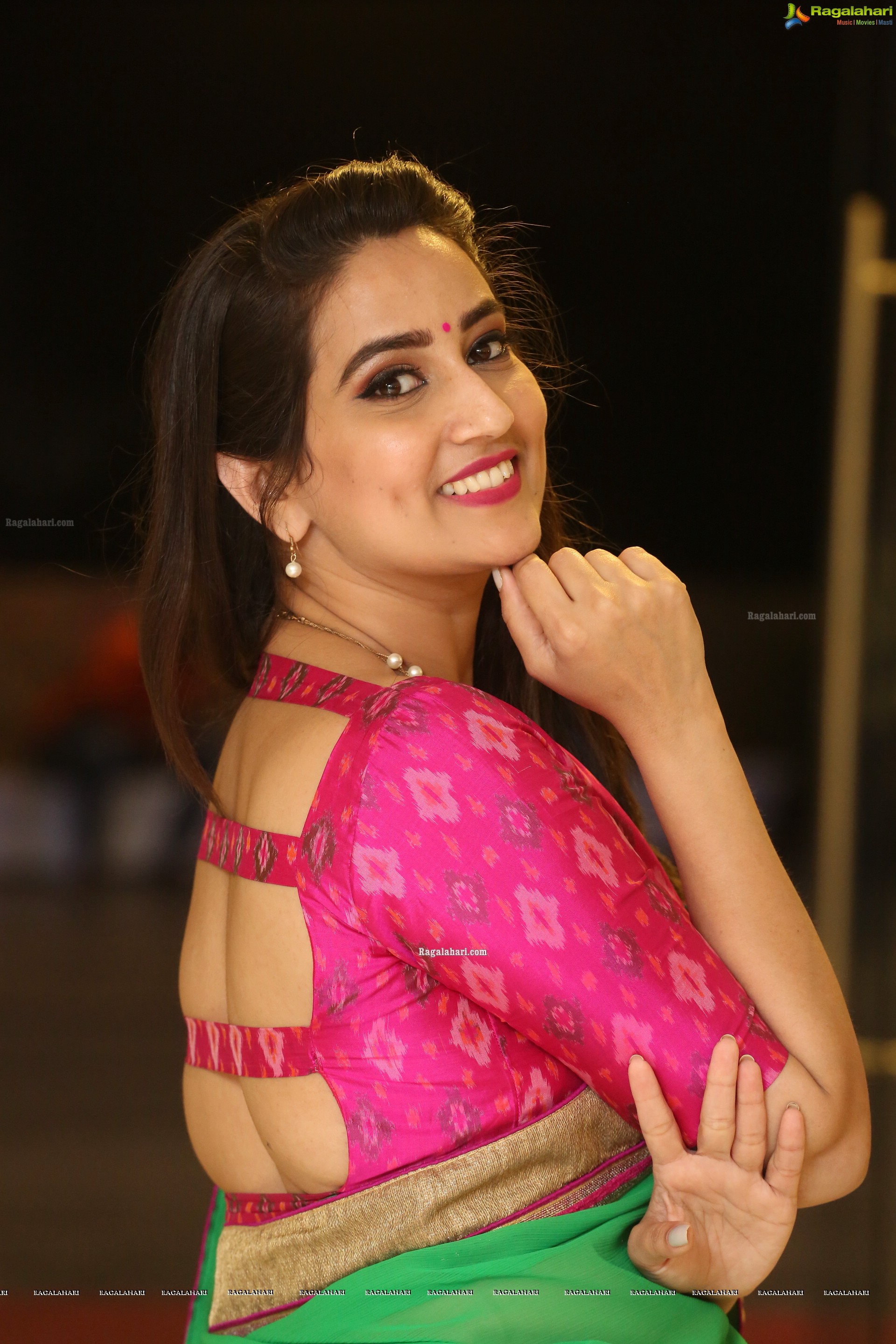 Manjusha at Tholu Bommalata Pre-Release HD Gallery, Images