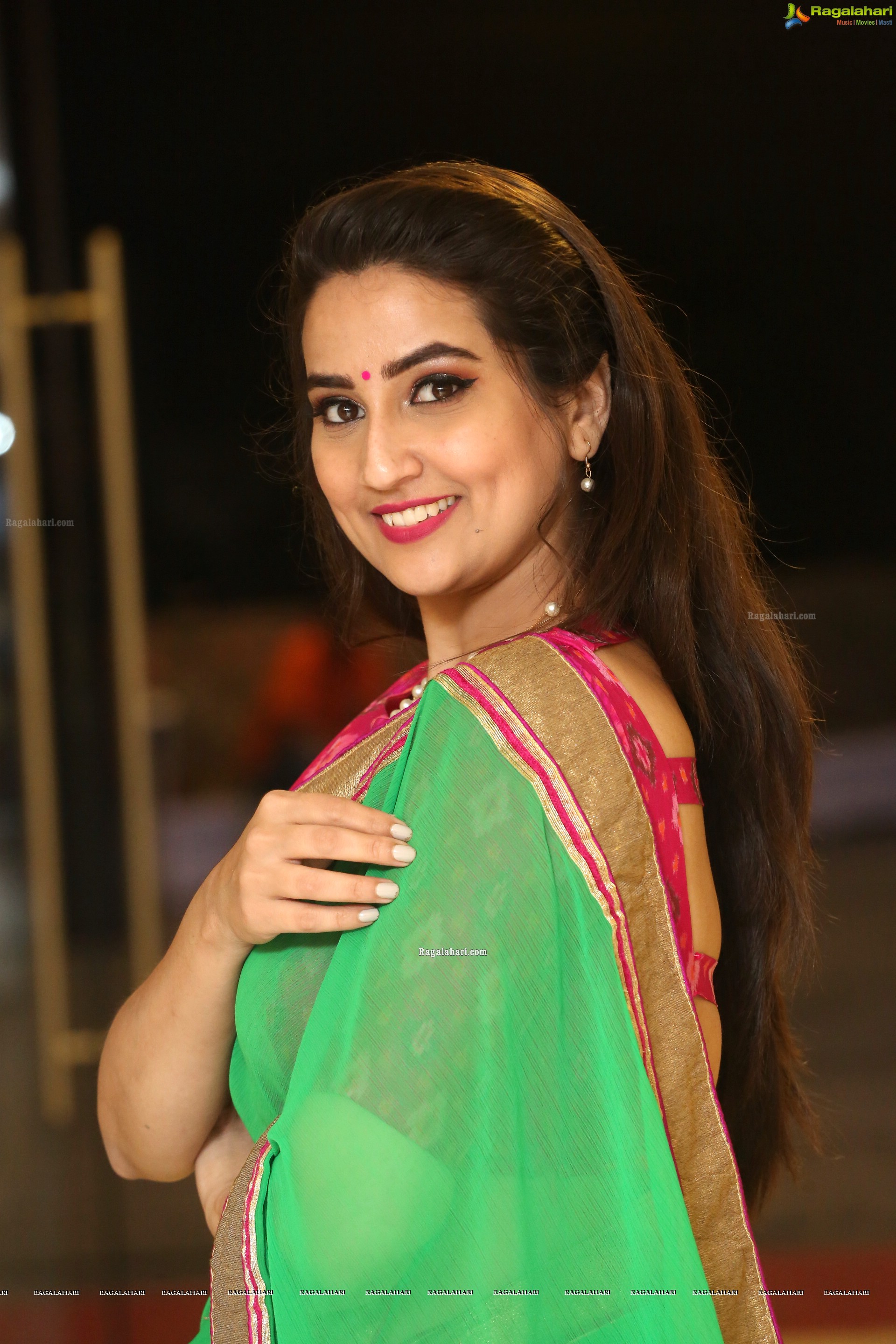 Manjusha at Tholu Bommalata Pre-Release HD Gallery, Images