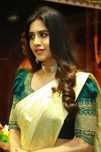 Nabha Natesh at Sri Kanchi Alankar Silks Launch