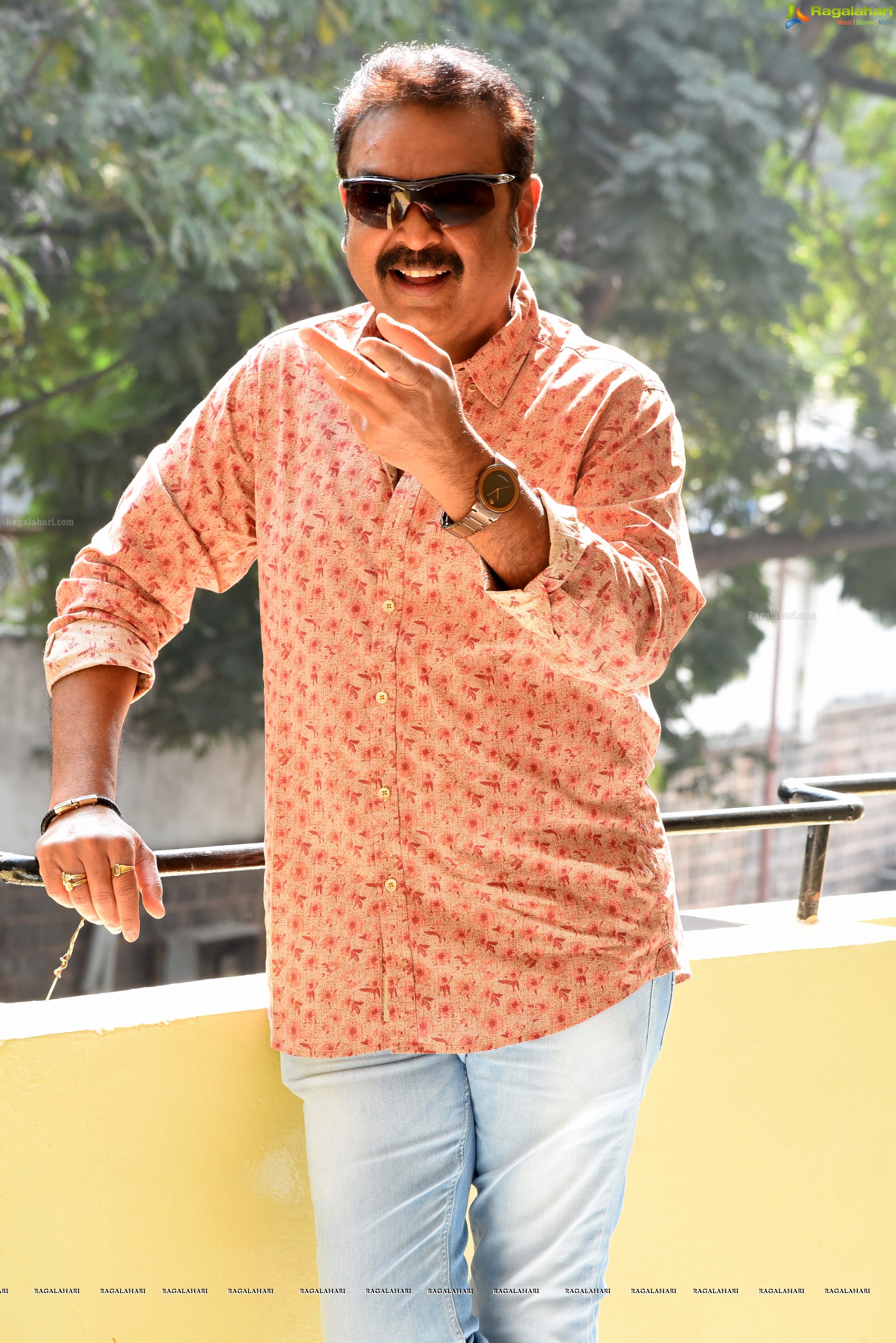 Actor Naresh Vijayakrishna at Raghupathi Venkaiah Naidu Movie Interview