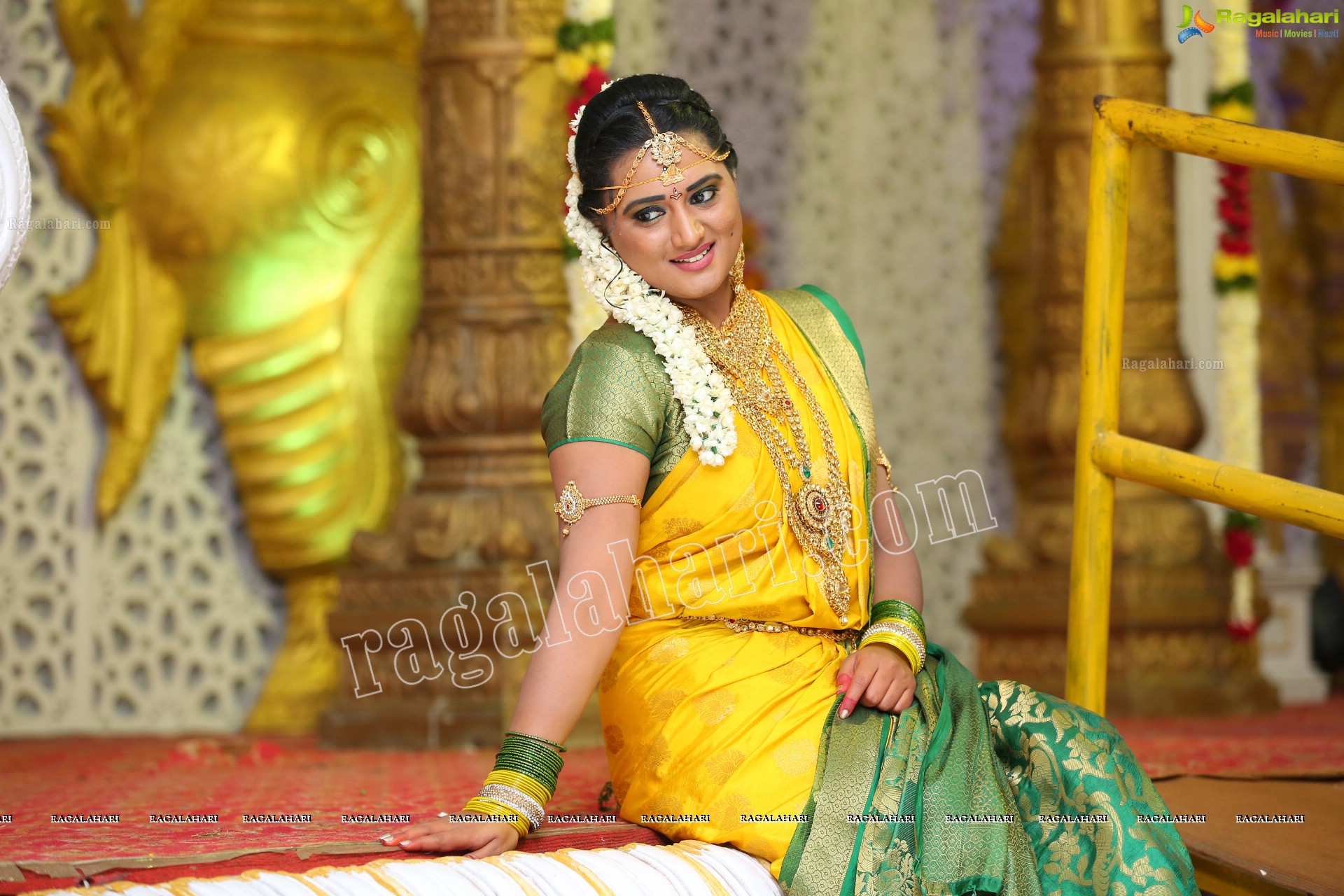 Princy B Krishnan at Roja Serial Sets HD Gallery, Images