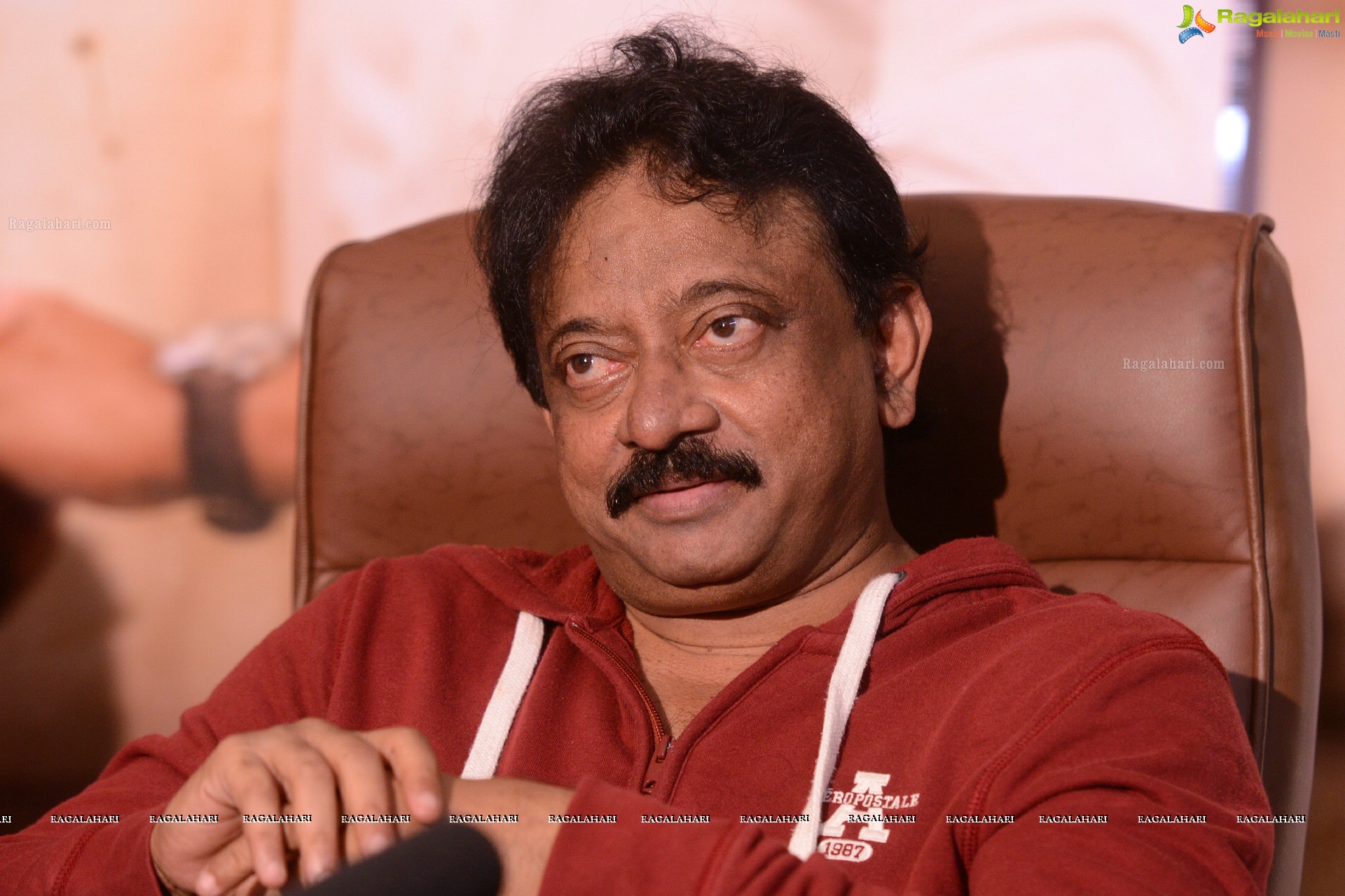 Ram Gopal Varma at Kamma Rajyam Lo Kadapa Reddlu Interview