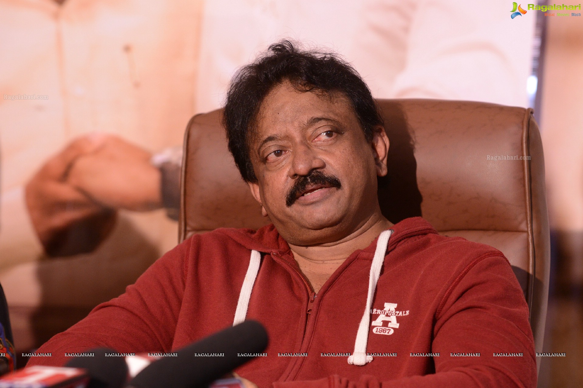 Ram Gopal Varma at Kamma Rajyam Lo Kadapa Reddlu Interview