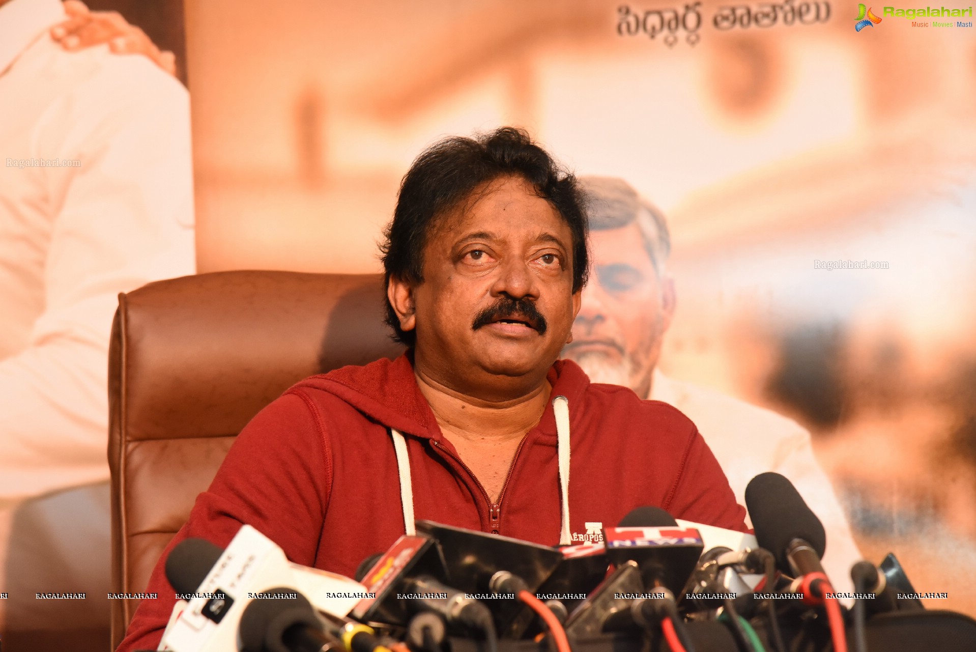 Ram Gopal Varma at Kamma Rajyam Lo Kadapa Reddlu Interview