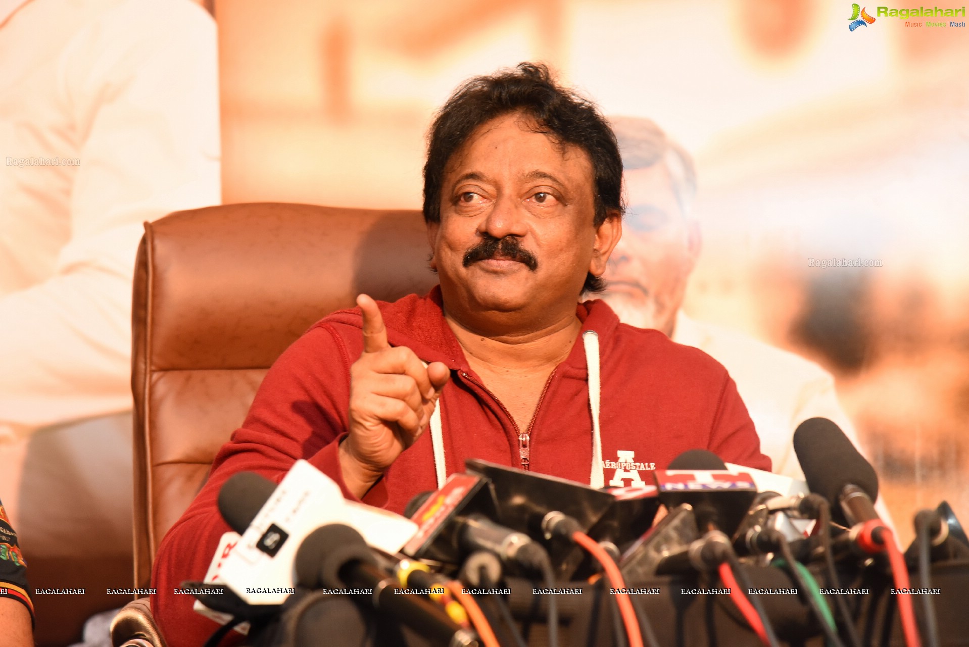 Ram Gopal Varma at Kamma Rajyam Lo Kadapa Reddlu Interview