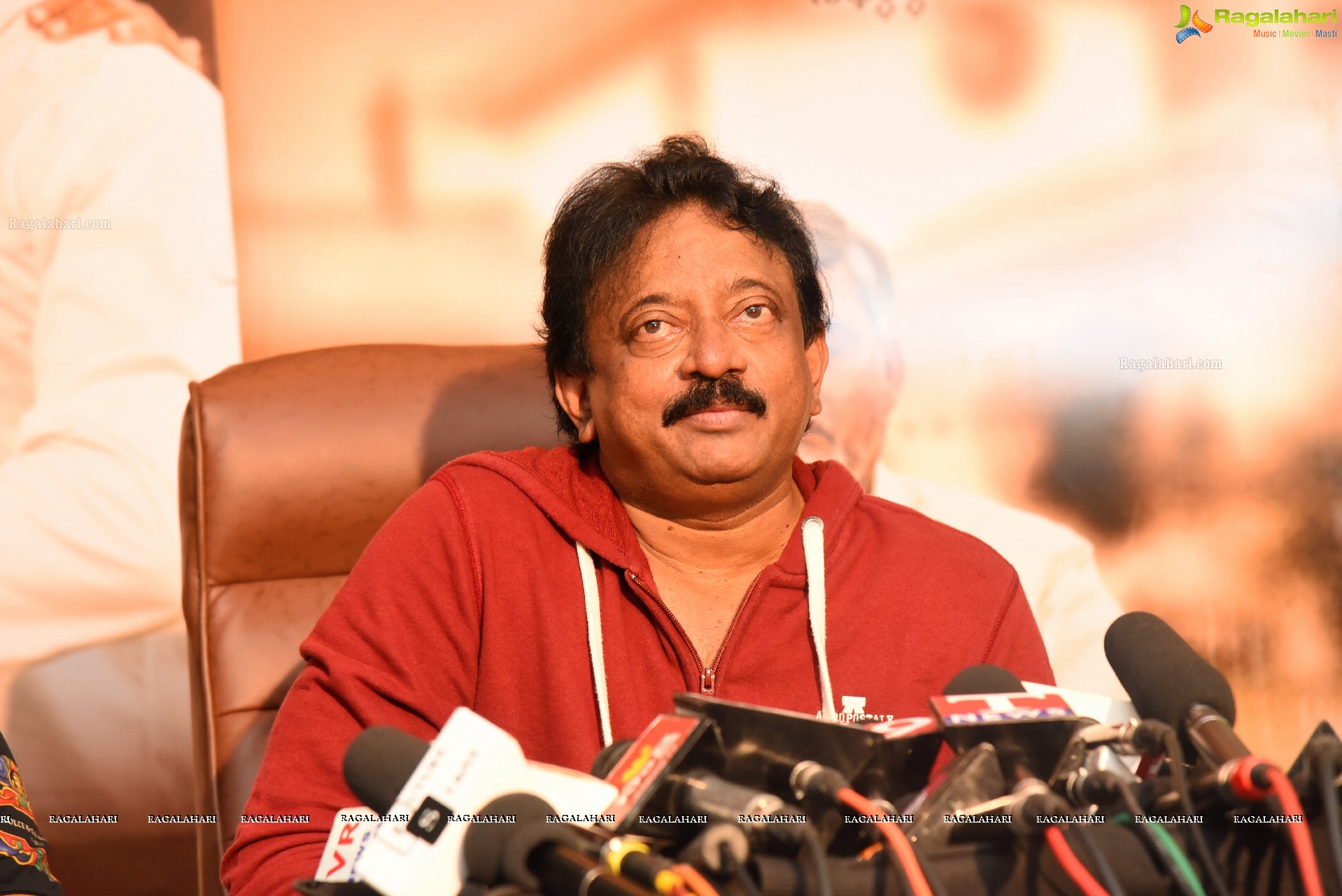 Ram Gopal Varma at Kamma Rajyam Lo Kadapa Reddlu Interview