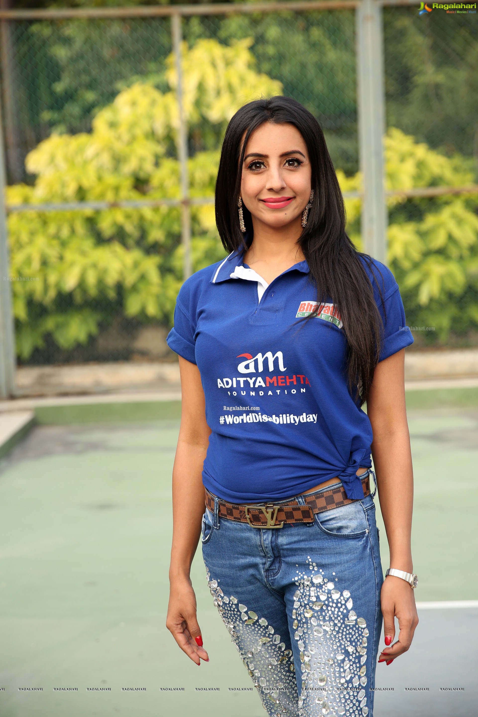 Sanjjanaa Galrani at Aditya Mehta Foundation Sporting Event Celebrities vs Para-Athletes